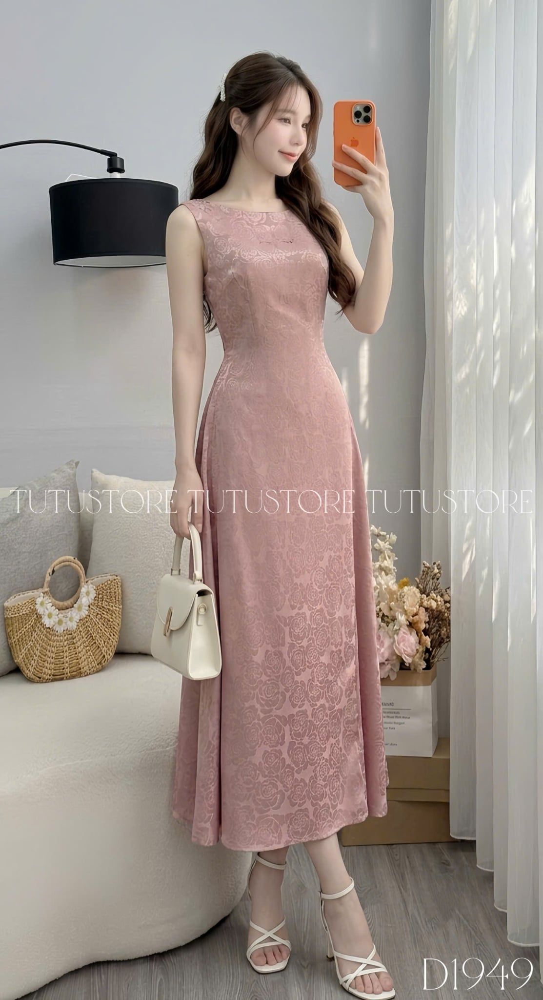 Đầm Thiết Kế Cổ Thuyền Dáng Dài Sang Trọng Đi Tiệc TuTu Store Mã D1949