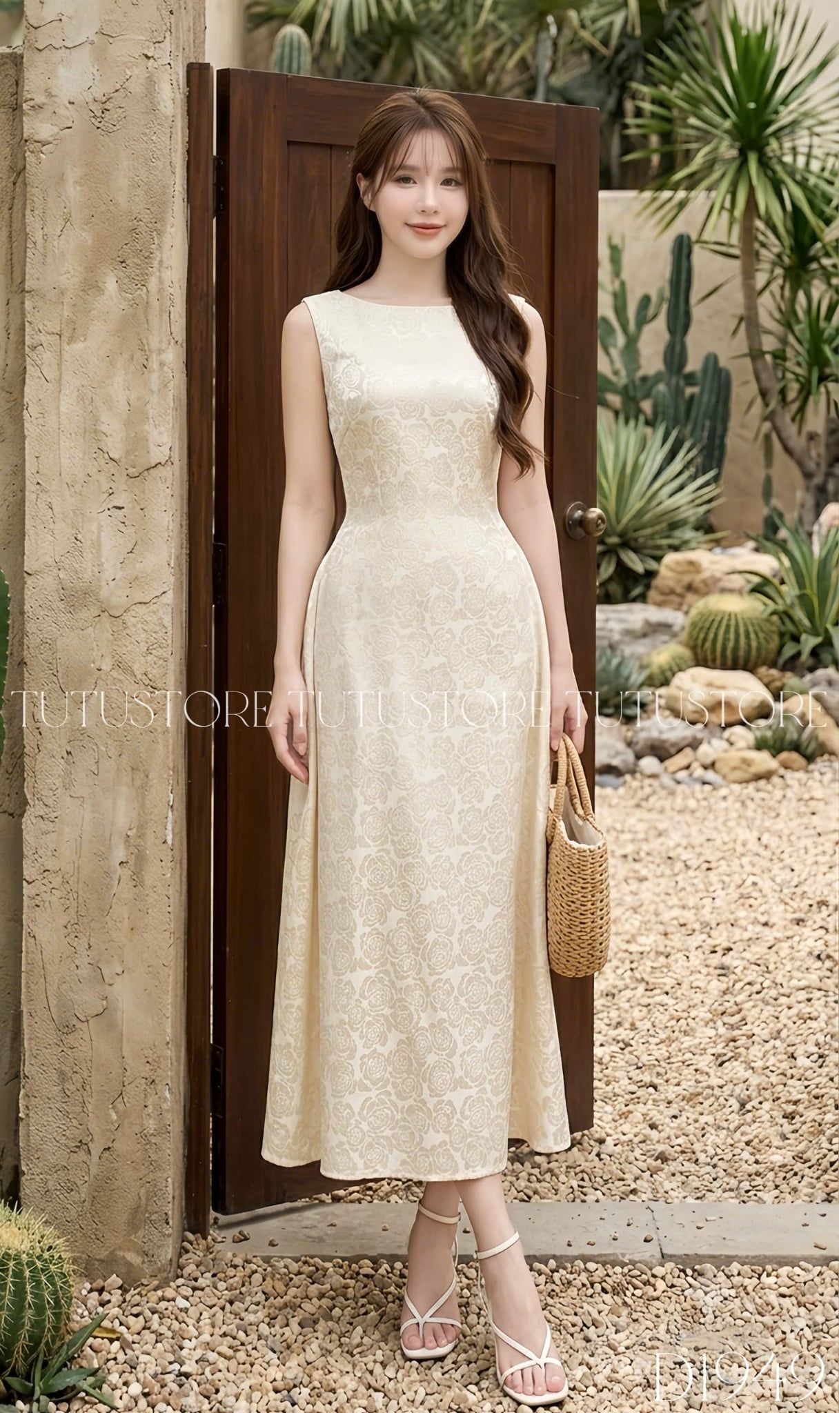 Đầm Thiết Kế Cổ Thuyền Dáng Dài Sang Trọng Đi Tiệc TuTu Store Mã D1949