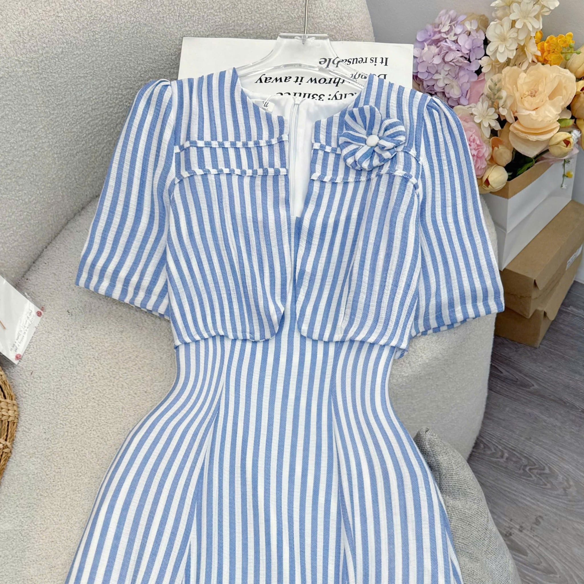 Đầm Thiết Kế Áo Khoác Liền Đầm Đi Tiệc TuTu Store Mã D1960