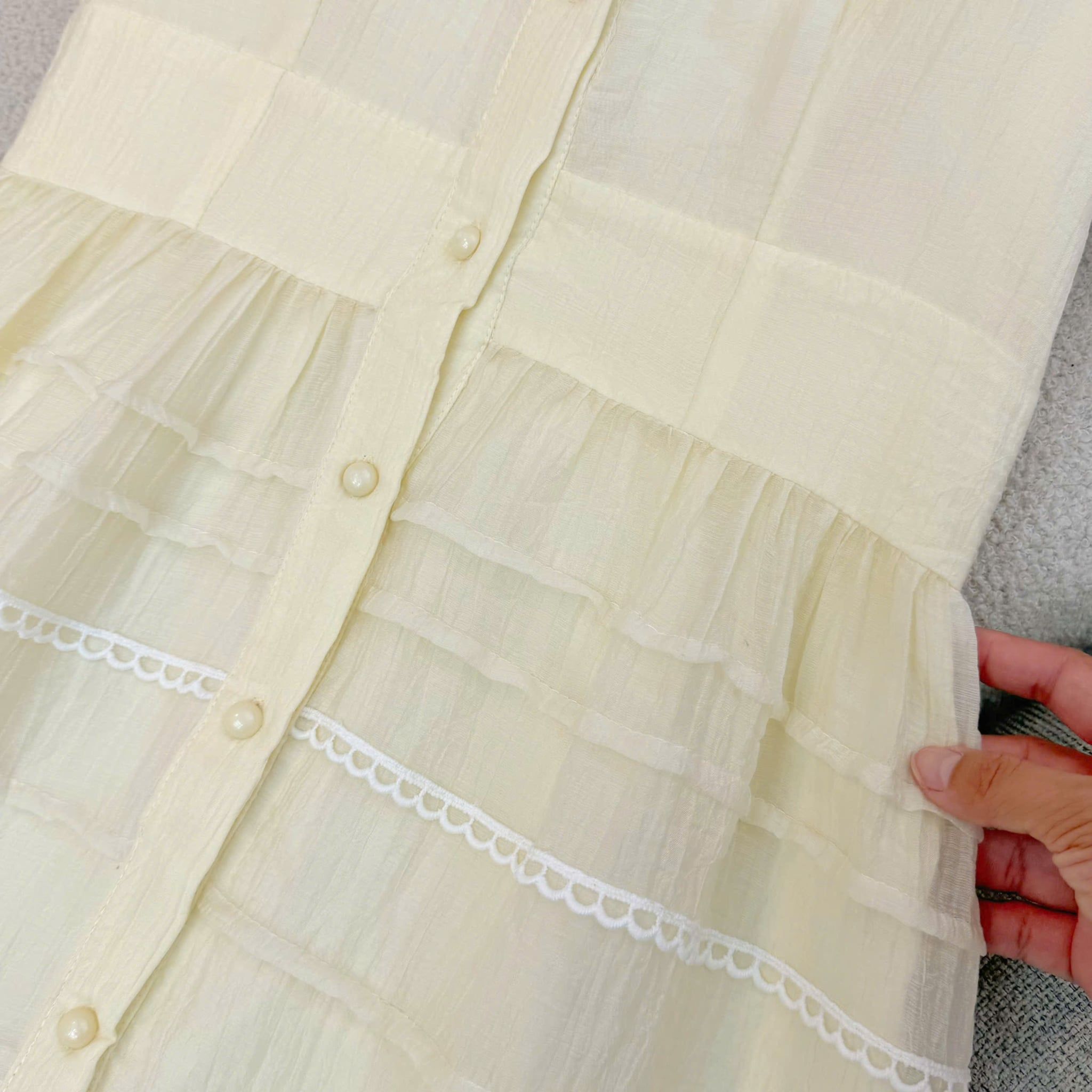 Đầm Thiết Kế Cổ Kiểu Sơ Mi Dáng Xòe Đầm Đi Tiệc TuTu Store Mã D1905