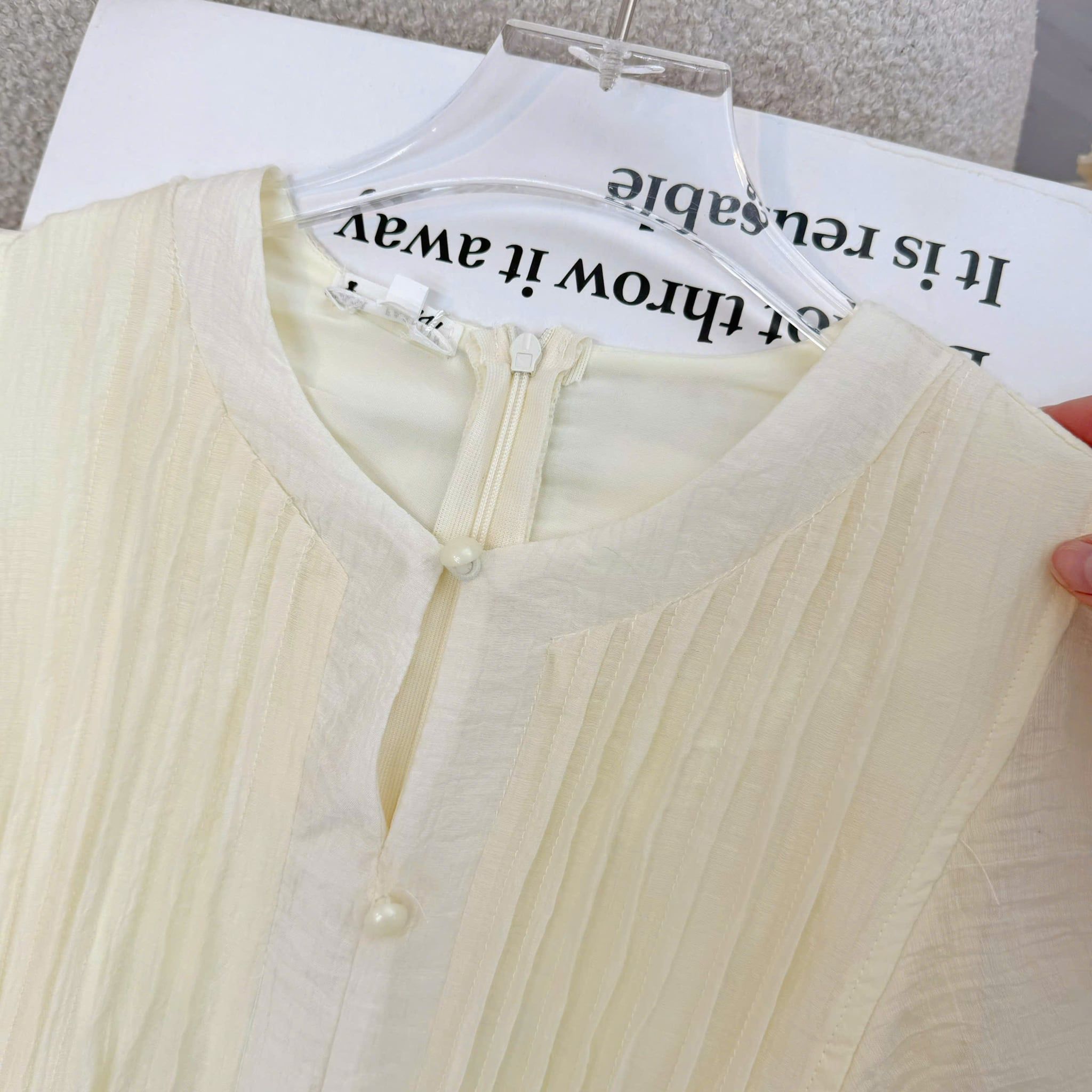 Đầm Thiết Kế Vai Bèo Buộc Eo Đầm Đi Tiệc TuTu Store Mã D1898