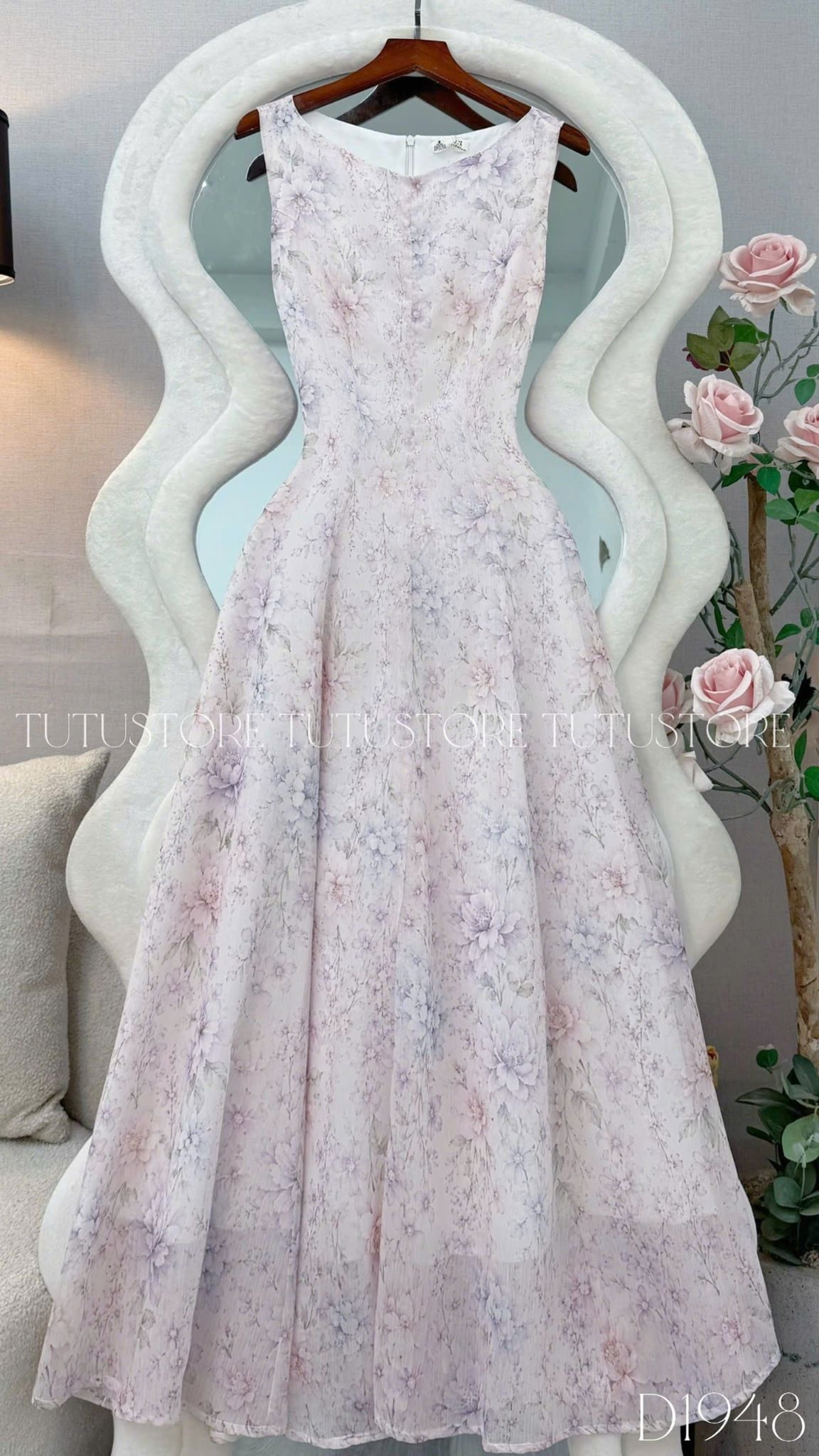 Đầm Thiết Kế Cổ Thuyền Dáng Dài Đi Tiệc TuTu Store Mã D1948