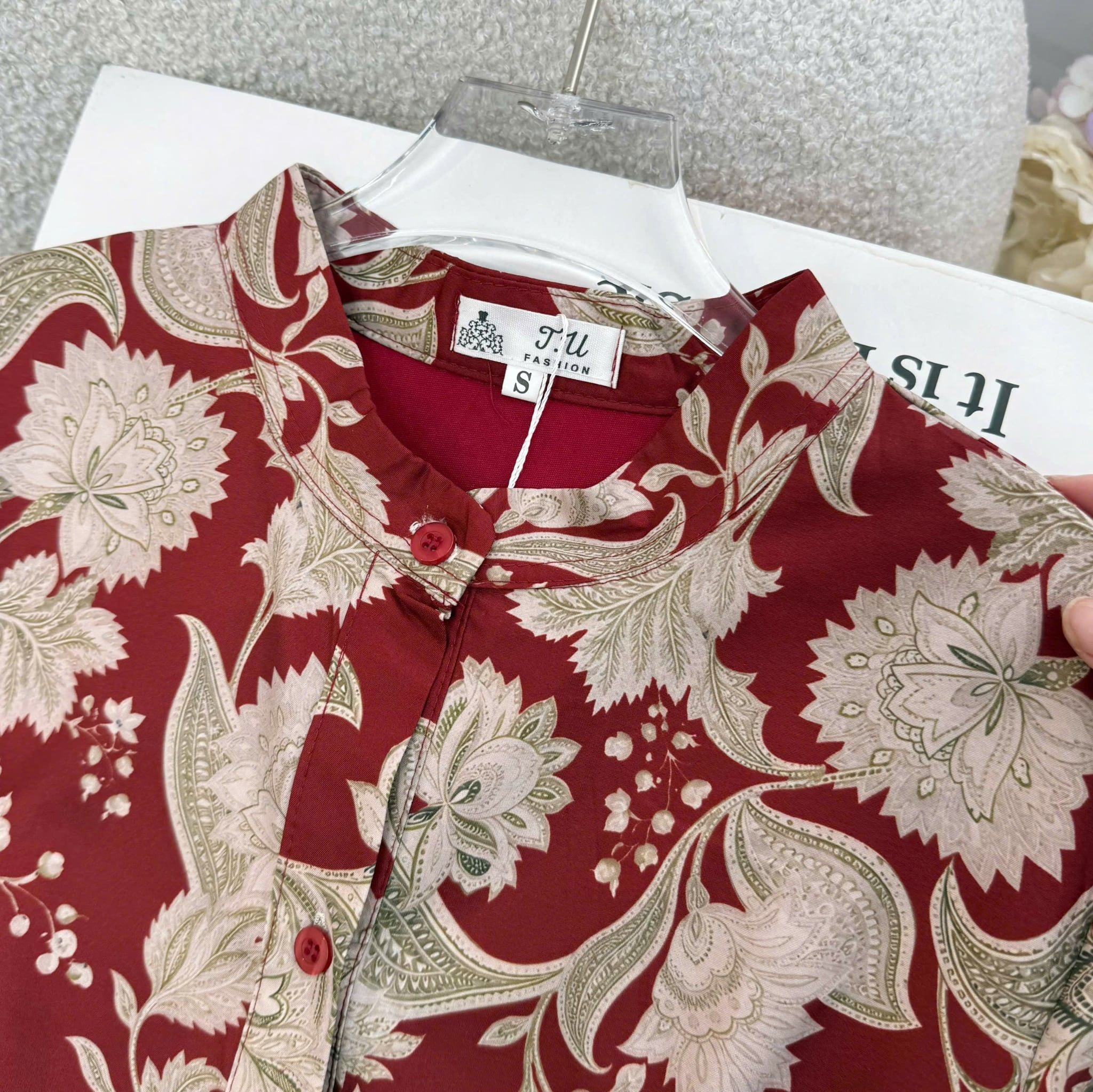 Đầm Thiết Kế Cổ Sơ Mi Dáng Xòe Đầm Đi Tiệc TuTu Store Mã D1939