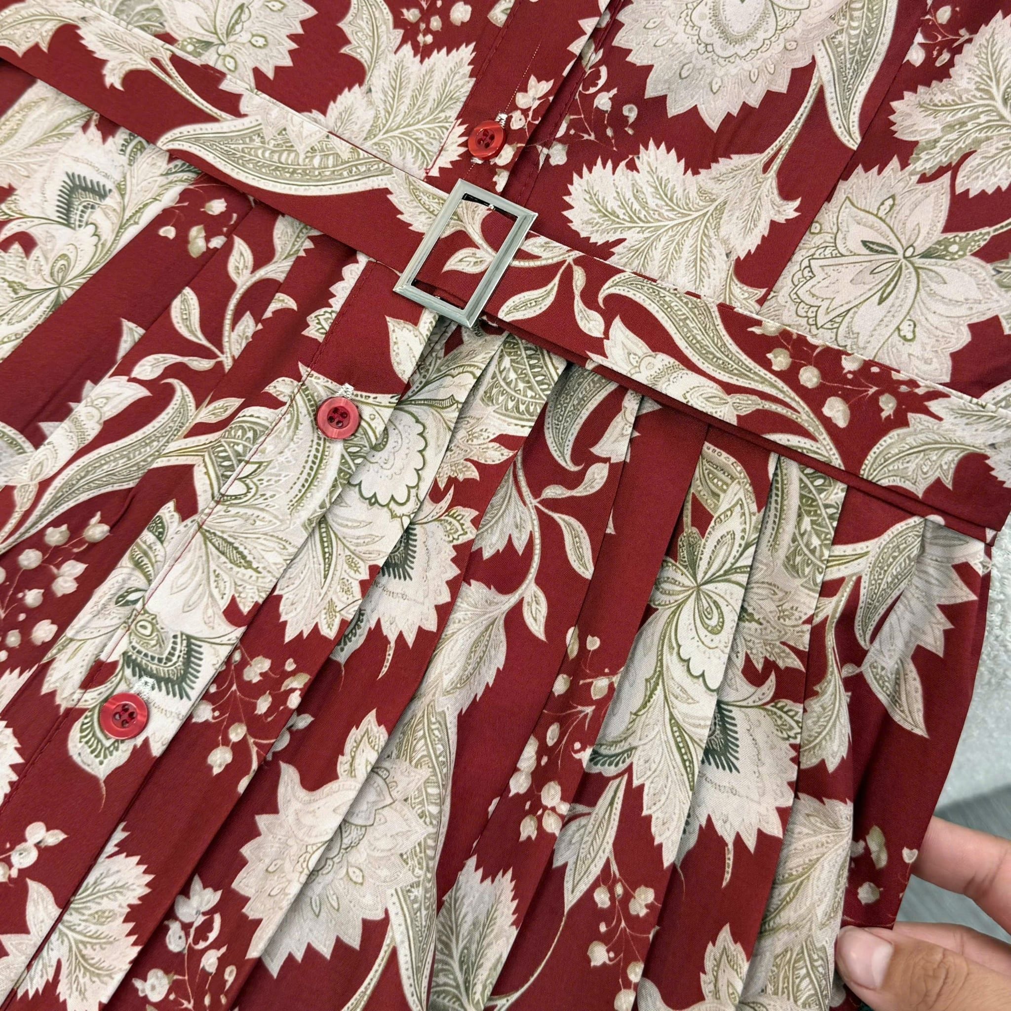 Đầm Thiết Kế Cổ Sơ Mi Dáng Xòe Đầm Đi Tiệc TuTu Store Mã D1939