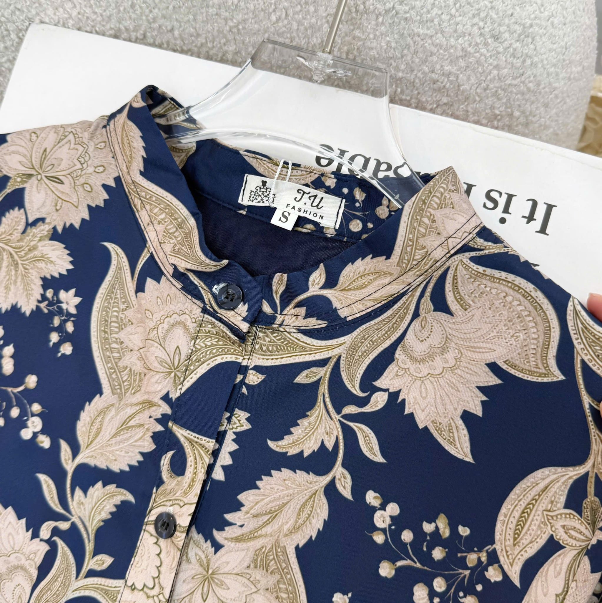 Đầm Thiết Kế Cổ Sơ Mi Dáng Xòe Đầm Đi Tiệc TuTu Store Mã D1939