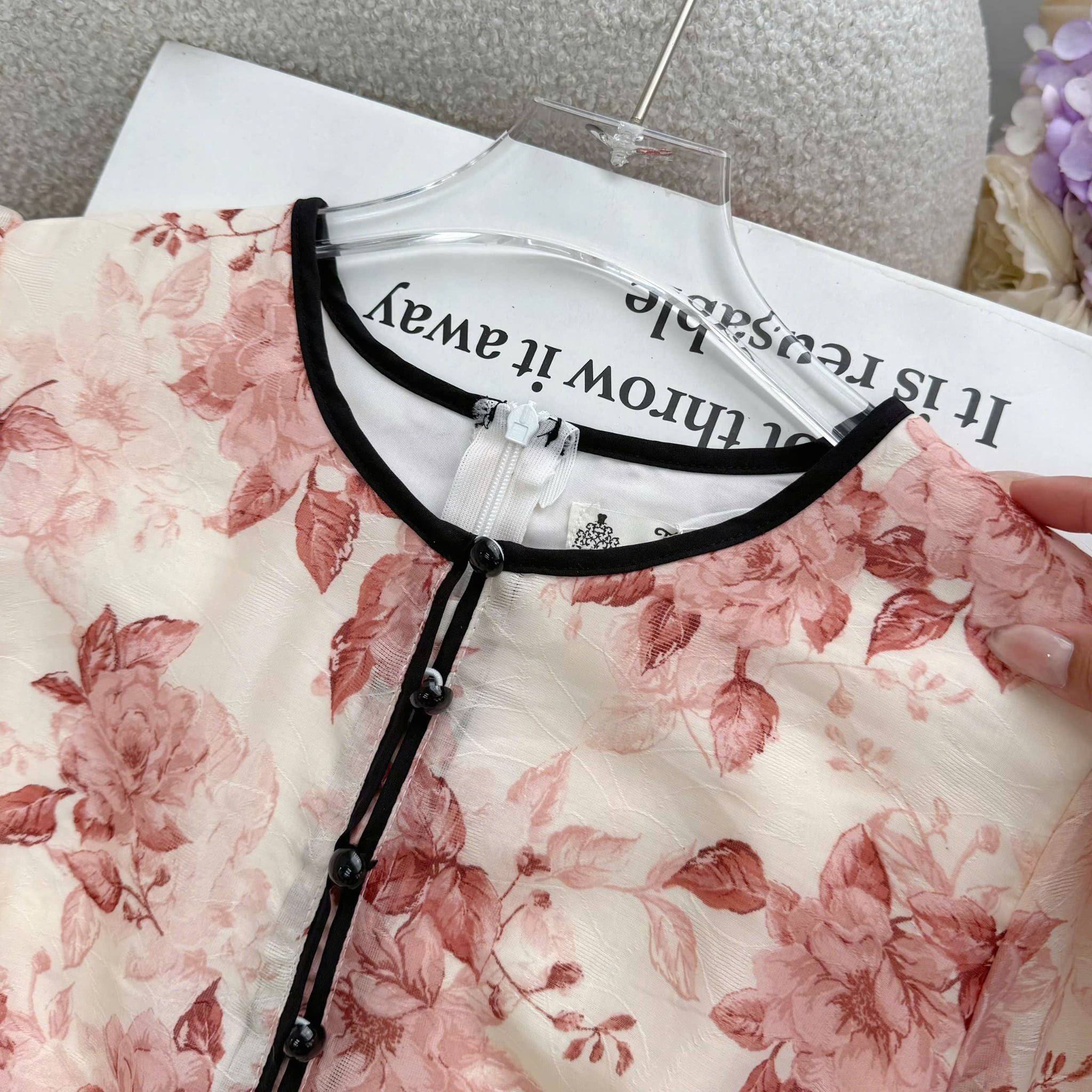 Đầm Thiết Kế Cổ Tròn Dáng Dài Đi Tiệc TuTu Store Mã D1969