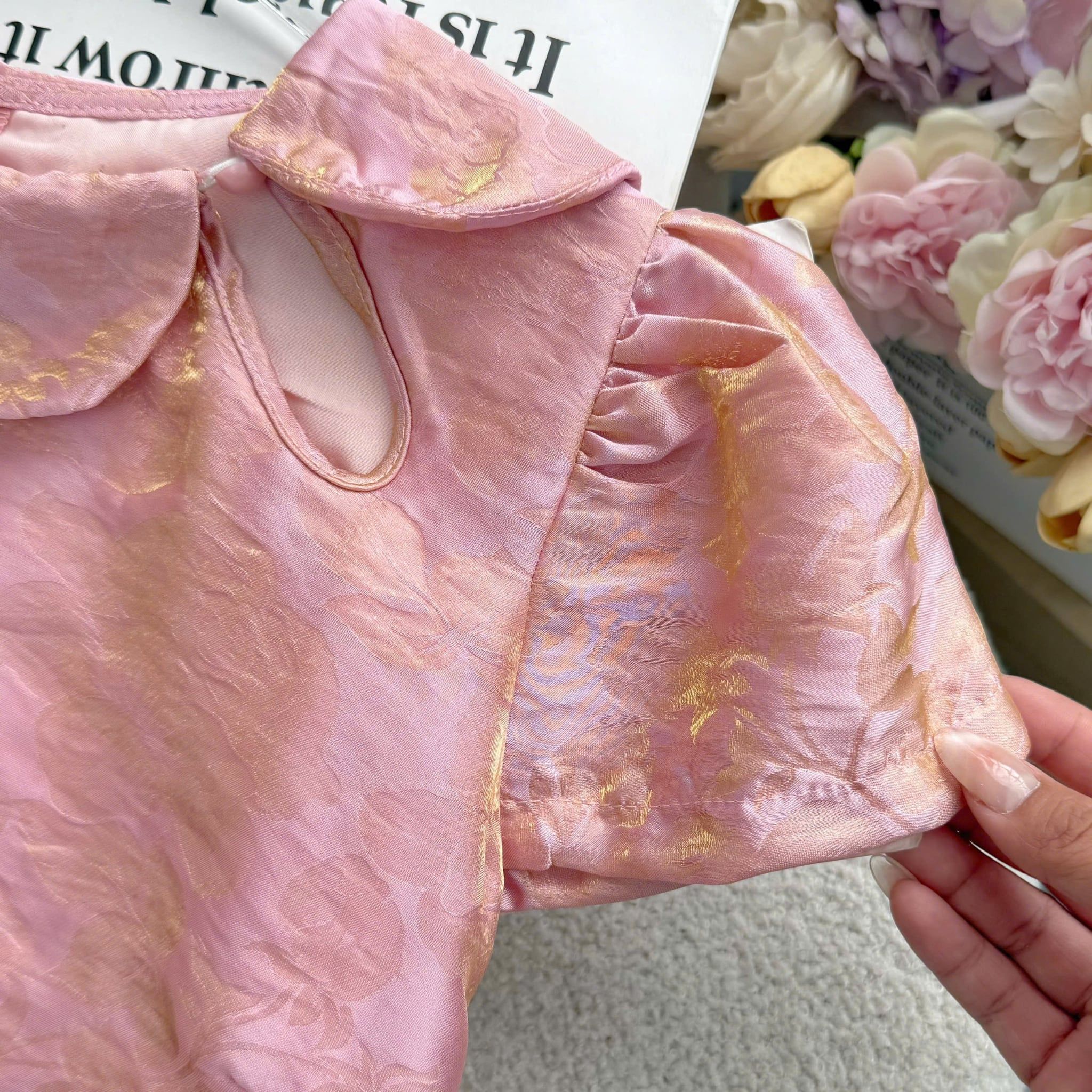 Đầm Thiết Kế Cổ Tròn Dáng Dài Xòe Nhẹ Đầm Đi Tiệc TuTu Store Mã D1954