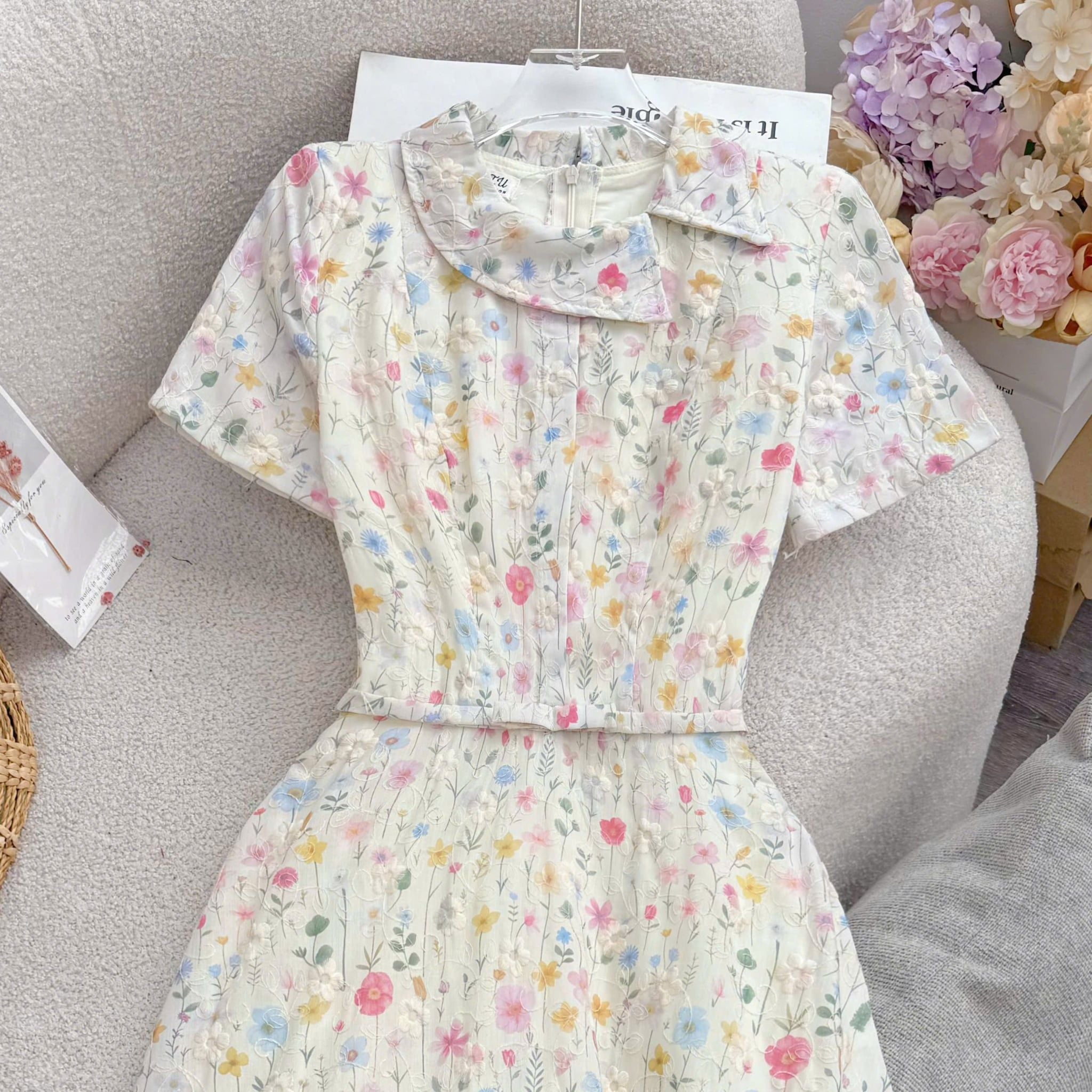 Đầm Thiết Kế Cổ Thuyền Chéo Dáng Xòe Đi Tiệc TuTu Store Mã D1971