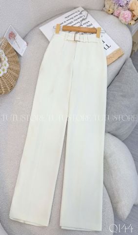 Quần Dài Nữ Thiết Kế Ống Đứng Kiểu Dáng Công Sở TuTu Store Mã Q144
