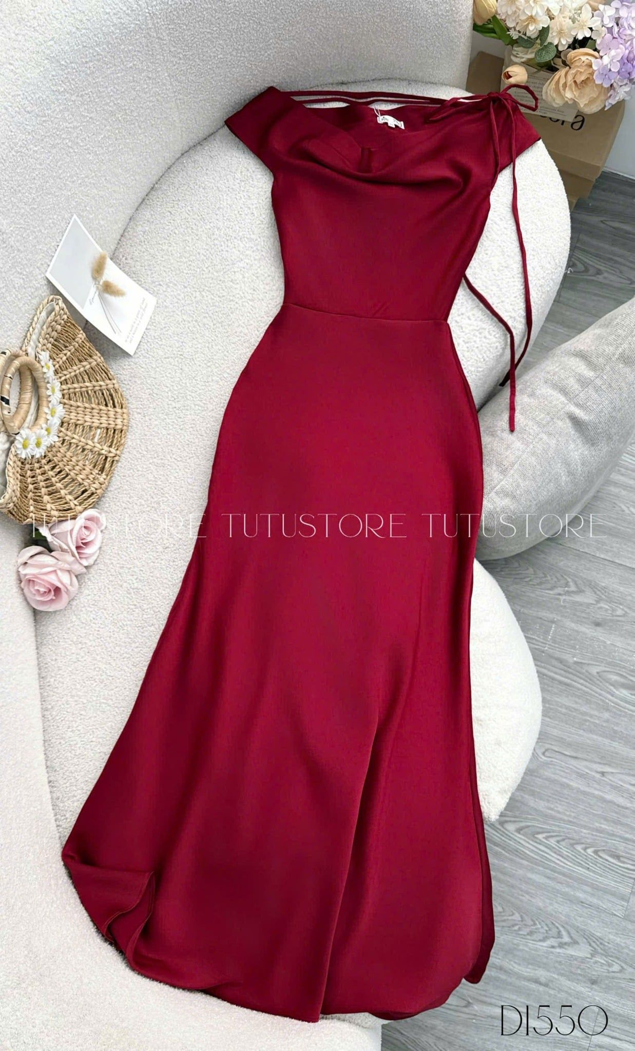 Đầm thiết kế trễ vai đuôi cá đi tiệc TuTu Store - Mã D1550