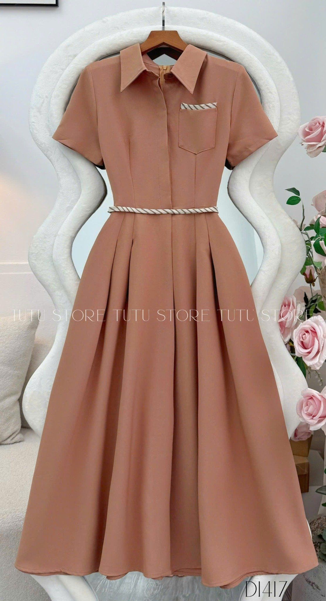 Đầm Ford Thiết Kế TuTu Store Phù Hợp Đi Làm Dành Cho Nữ - Mã D1417