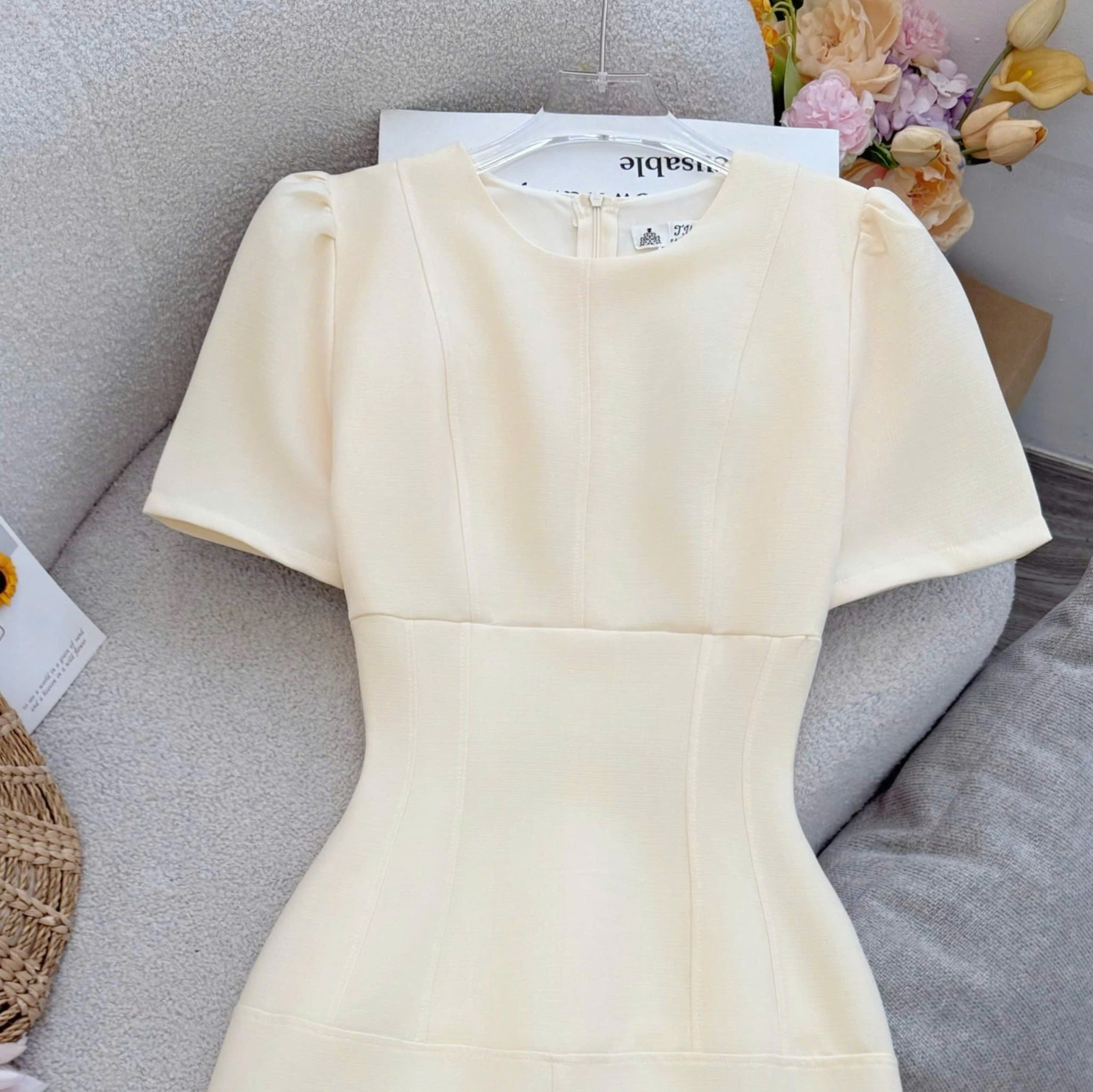 Đầm Thiết Kế Cổ Tròn Dáng Dài Đi Tiệc TuTu Store Mã D1668