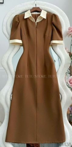 Đầm Cotton Mịn Thiết Kế TuTu Store Phù Hợp Công Sở Dành Cho Nữ - Mã D1438