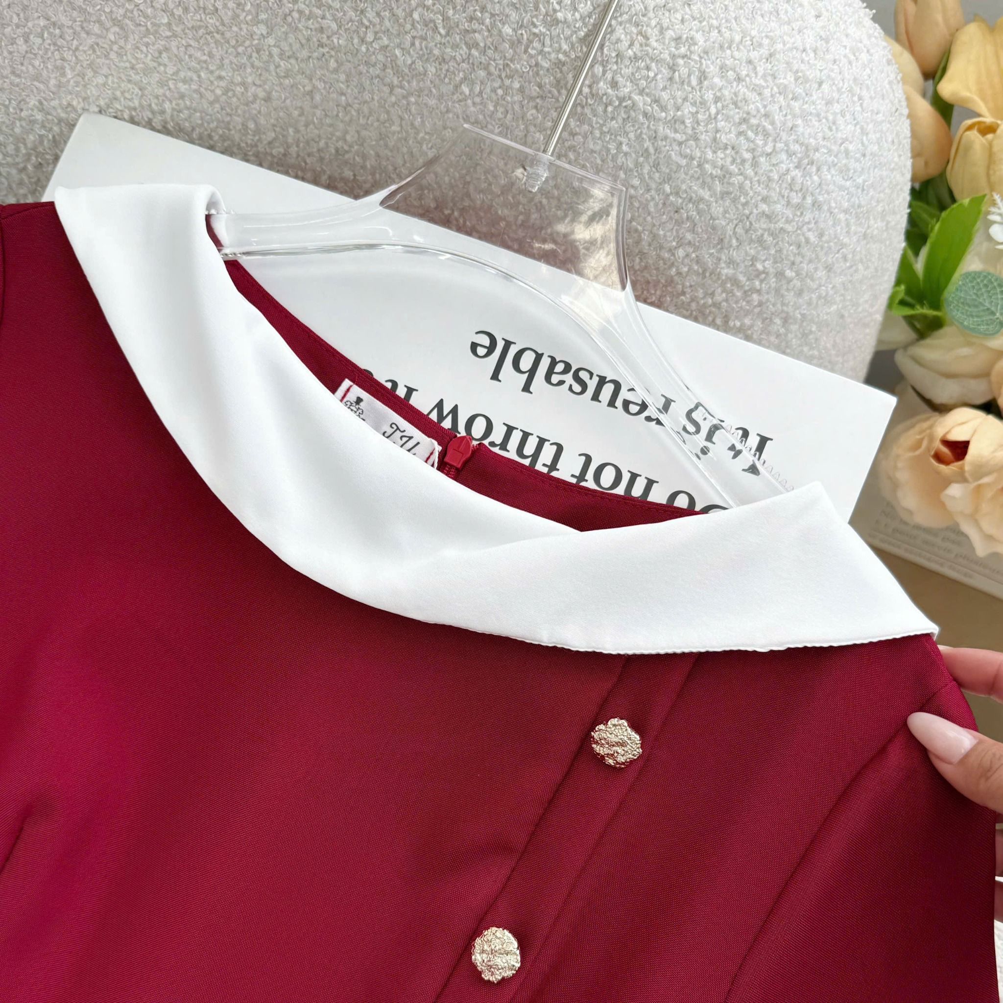 Đầm Cotton Mịn Thiết Kế TuTu Store Phù Hợp Đi Làm Dành Cho Nữ - Mã D1470