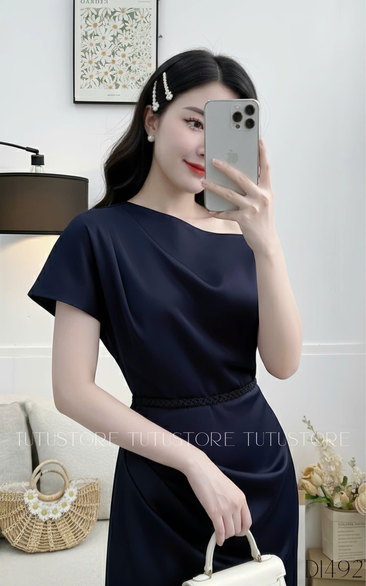 Đầm thiết kế lệch vai đi tiệc TuTu Store - Mã D1492