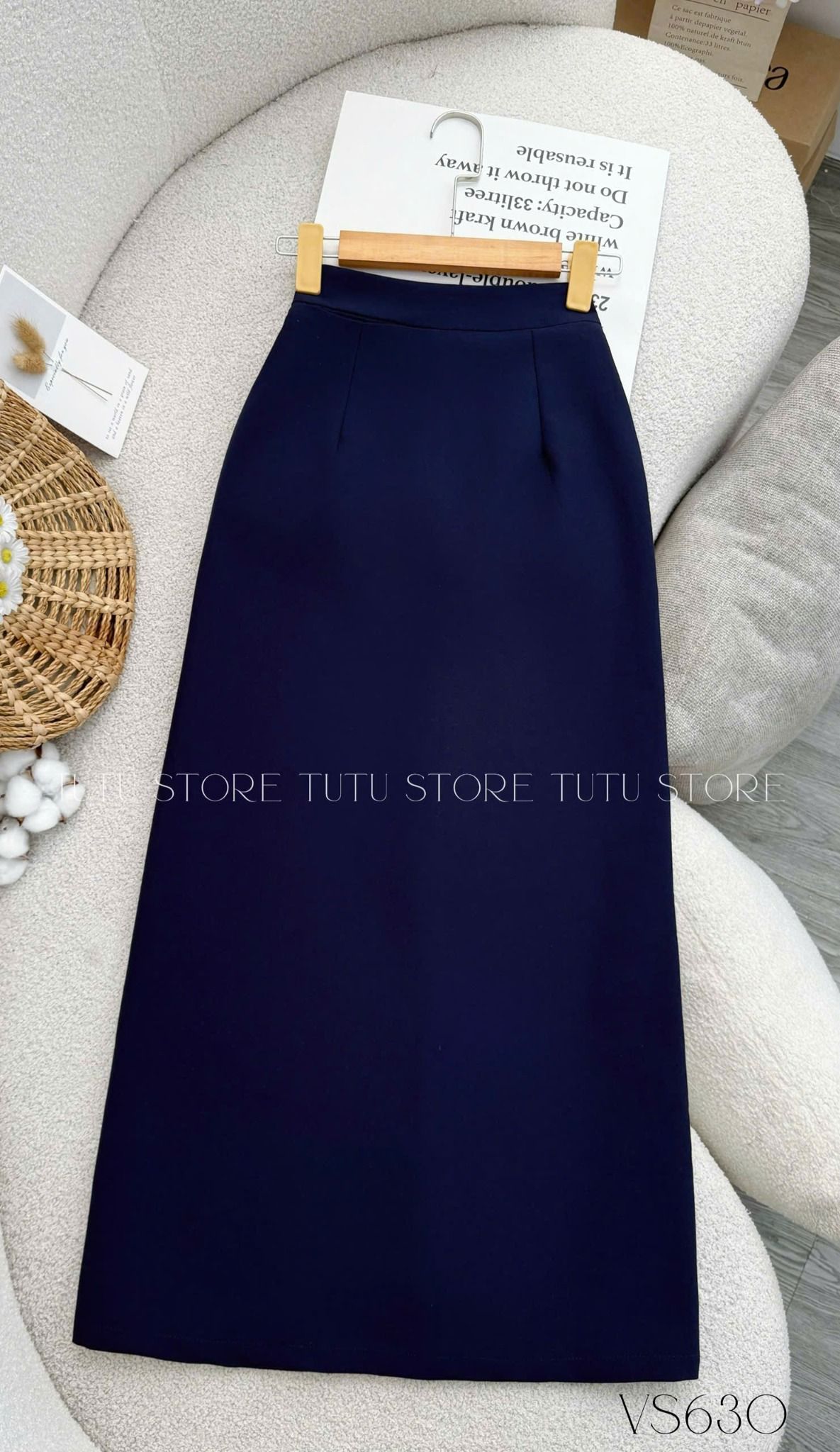 Chân Váy Cotton Hàn thiết Kế TuTu Store Dành Cho Nữ Mã VS630