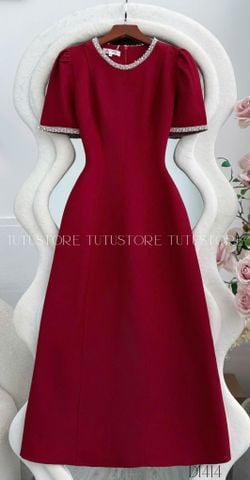 Đầm Cotton Mịn Thiết Kế TuTu Store Phù Hợp Đi Làm Dành Cho Nữ - Mã D1414