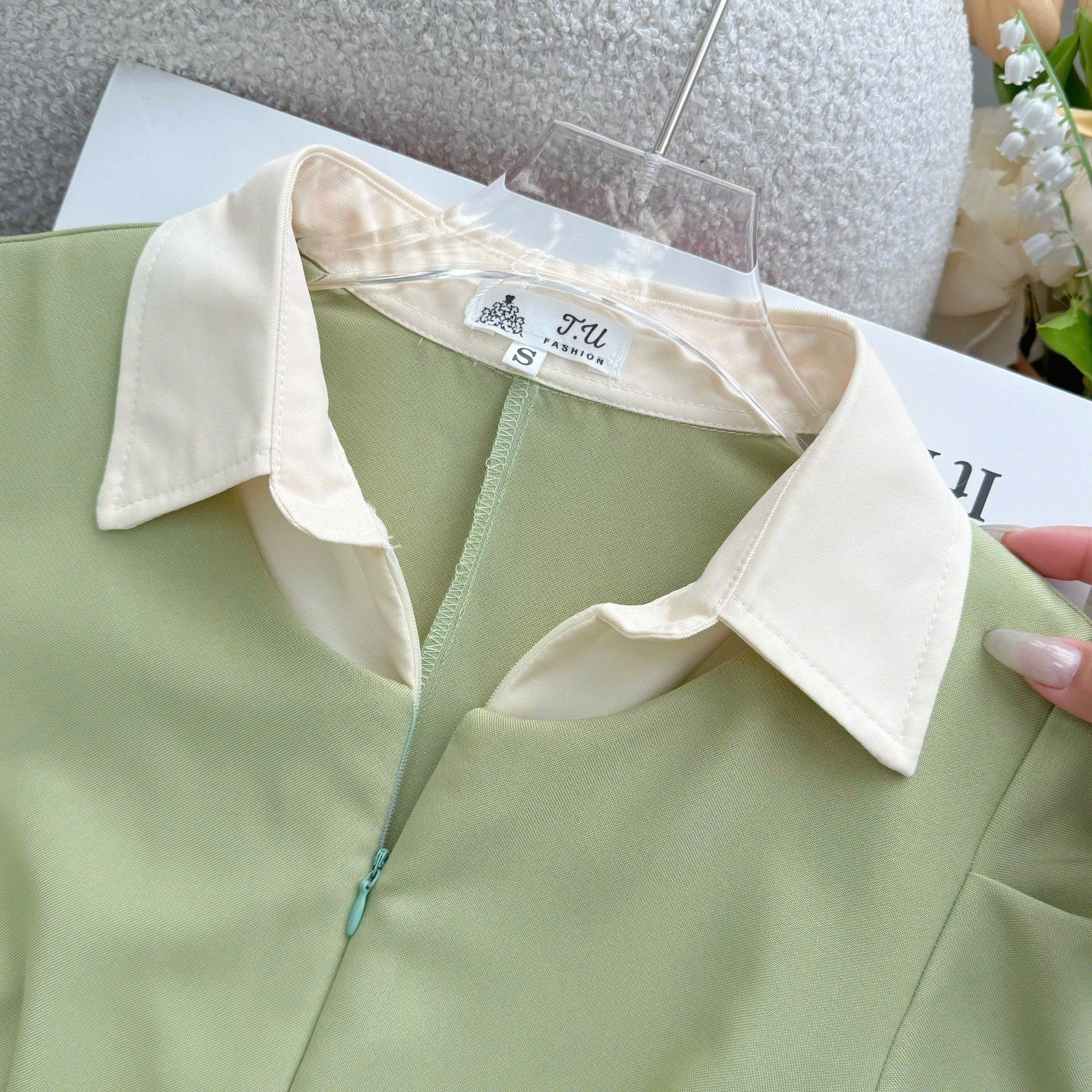 Đầm Cotton Mịn Thiết Kế TuTu Store Phù Hợp Công Sở Dành Cho Nữ - Mã D1438