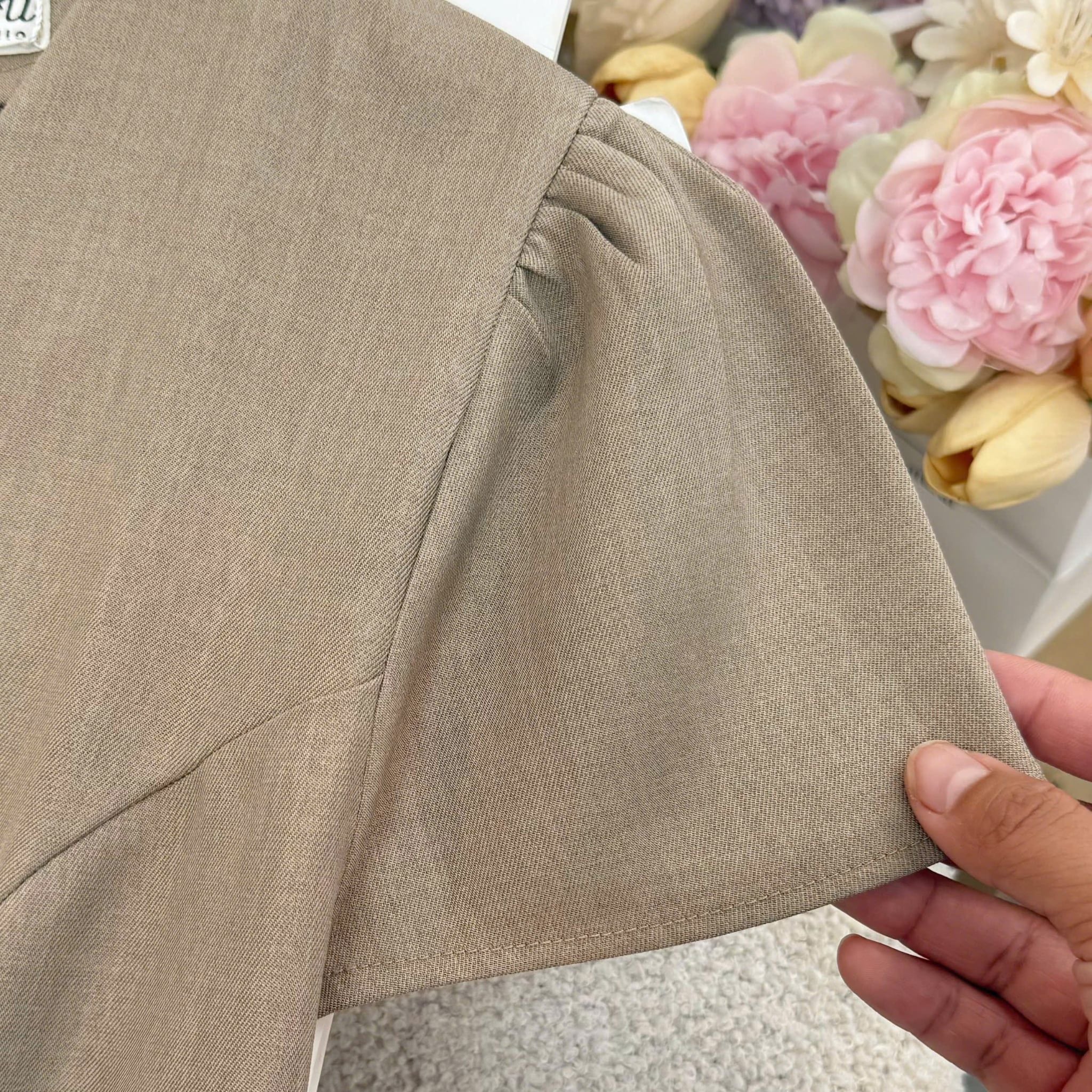 Đầm Thiết Kế Cổ V Dáng Xòe Dính Nút Kèm Thắt Nơ Đi Tiệc TuTu Store Mã D1966
