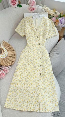 Váy Gân Hàn Quốc Thiết Kế TuTu Store - Mã D747