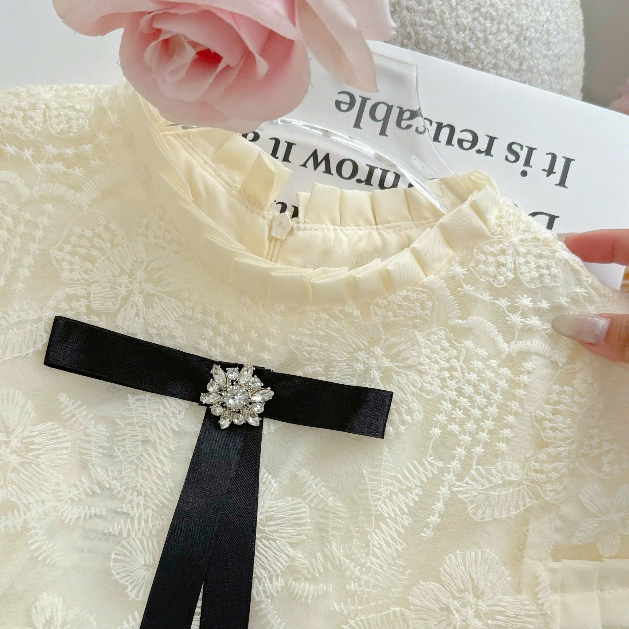 Đầm Ren Cotton Thiết Kế TuTu Store Phù Hợp Đi Tiệc Dành Cho Nữ - Mã D1416