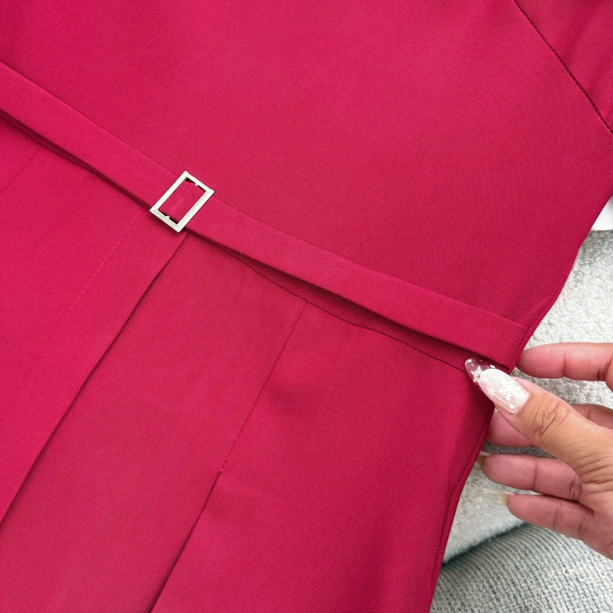 Đầm thiết kế cổ sơ mi dáng dài công sở TuTu Store - Mã D1549