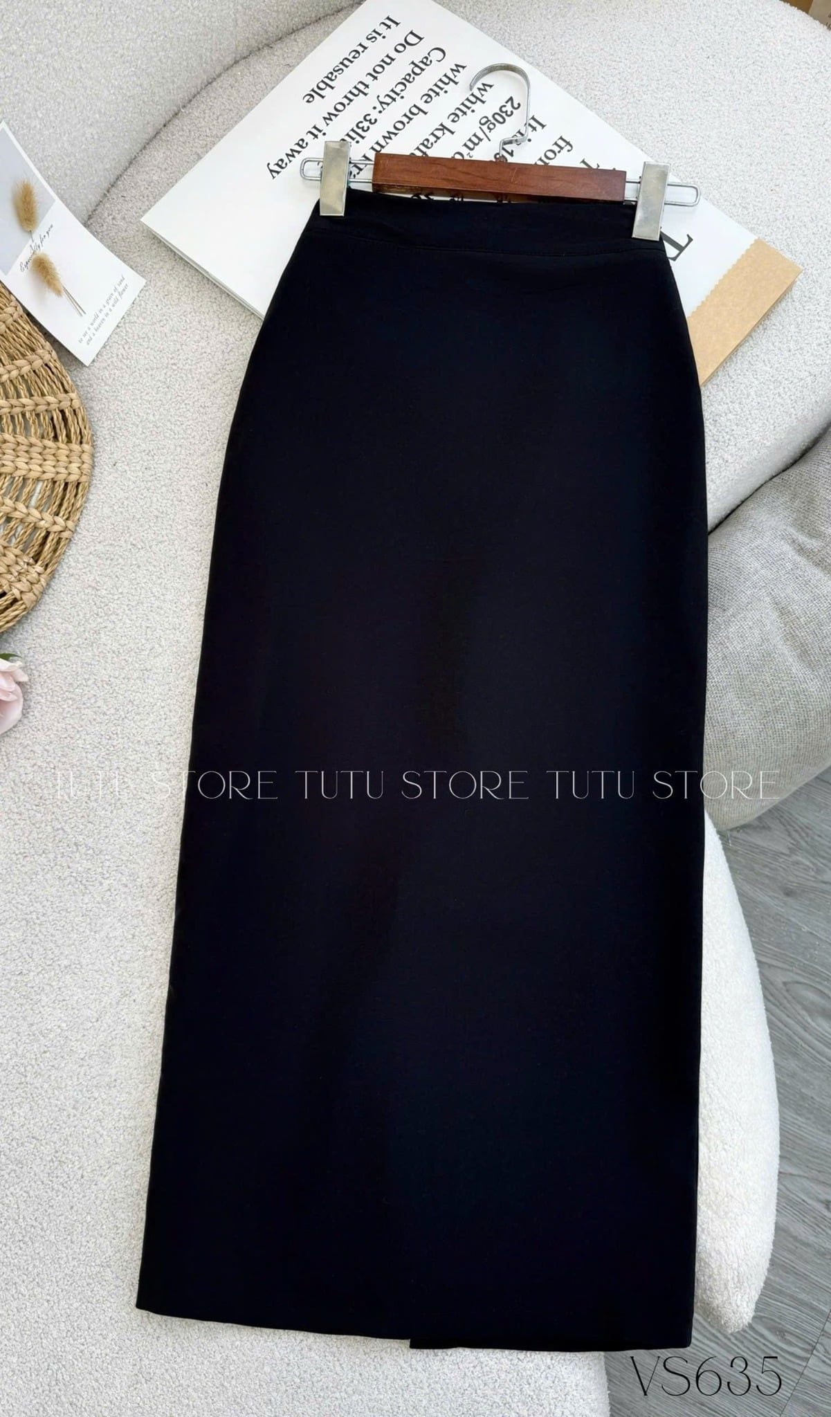 Chân Váy Cotton Hàn Thiết Kế TuTu Store Phù Hợp Đi Làm Dành Cho Nữ - Mã VS635