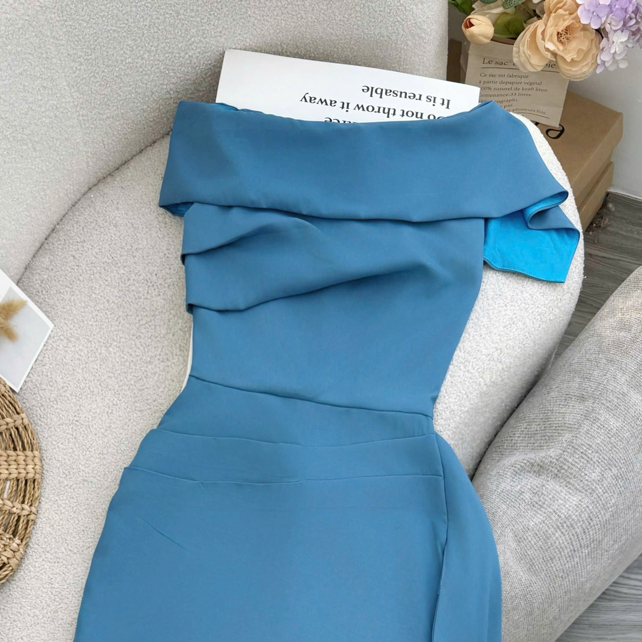 Đầm thiết kế lệch vai đi tiệc TuTu Store - Mã D1494