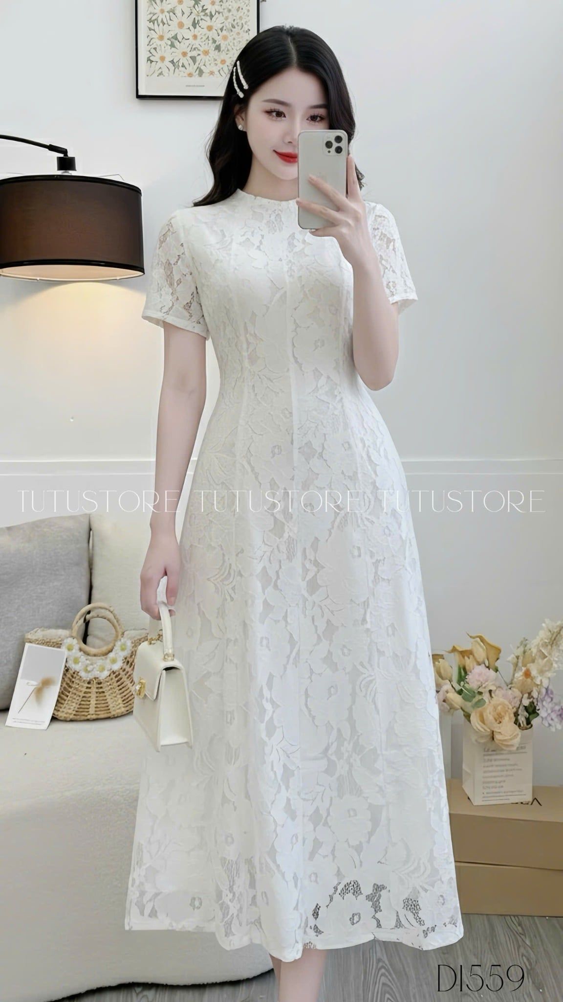 Đầm Xinh Thiết Kế TuTu Store - Mã D1559
