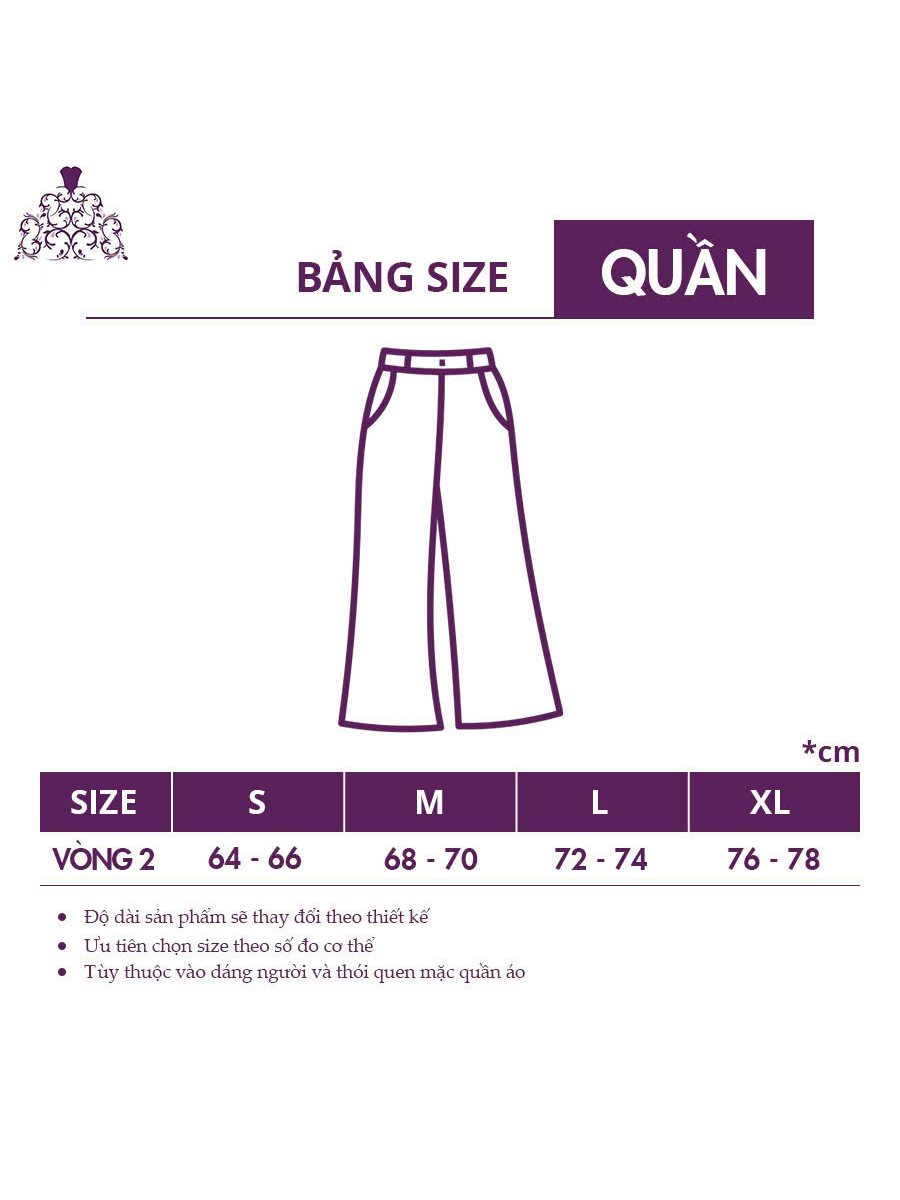 Quần Dài Thiết Kế TuTu Store - Mã QS636