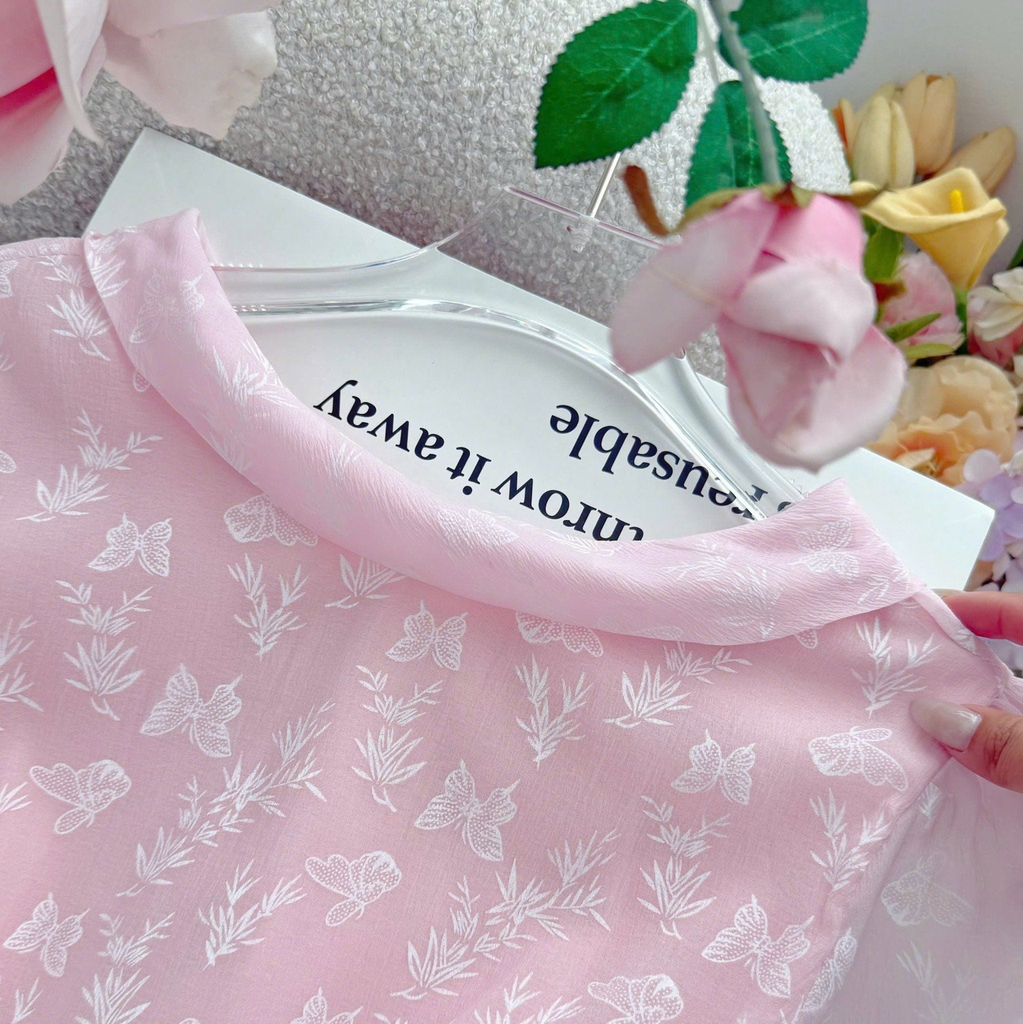 Đầm Tơ Nén In Thiết Kế TuTu Store Phù Hợp Đi Làm Dành Cho Nữ - Mã D1432