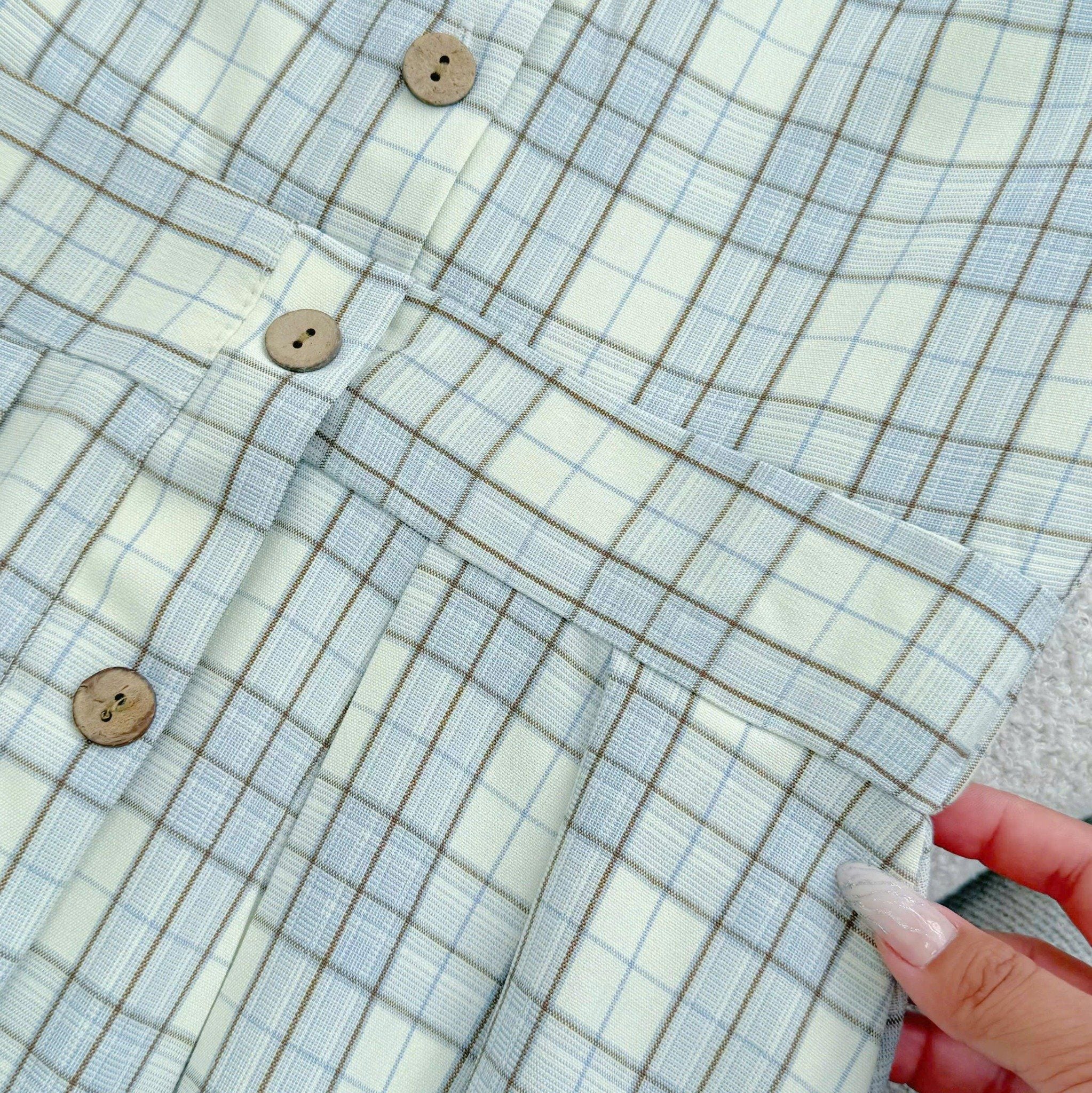 Đầm Cổ Tròn Chất Bố Cotton  Thiết Kế TuTu Store Dành Cho Nữ Mã D1444