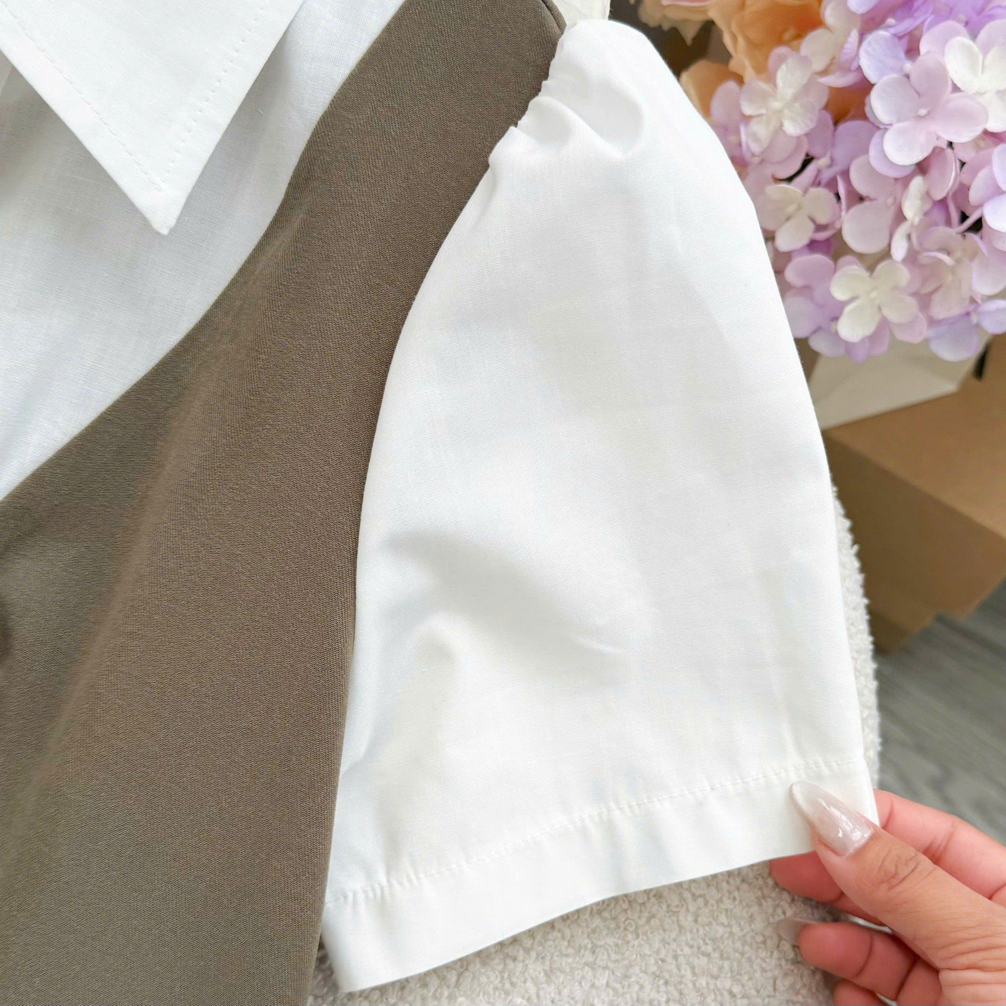 Đầm Cotton Hàn Thiết Kế TuTu Store Phù Hợp Đi Làm Dành Cho Nữ - Mã D1421