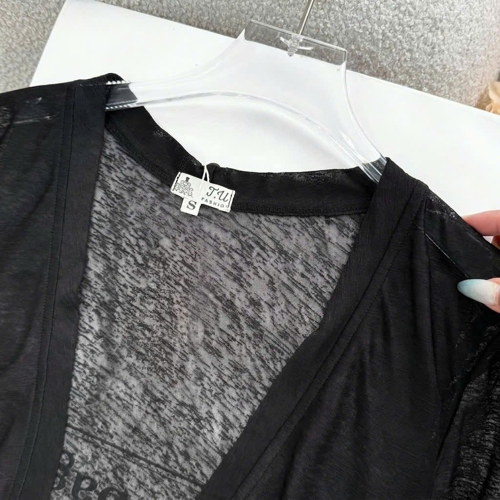 Áo Thiết Kế Khoác Ngoài Dáng Croptop Mỏng Nhẹ Nhàng Đi Chơi TuTu Store Mã A606