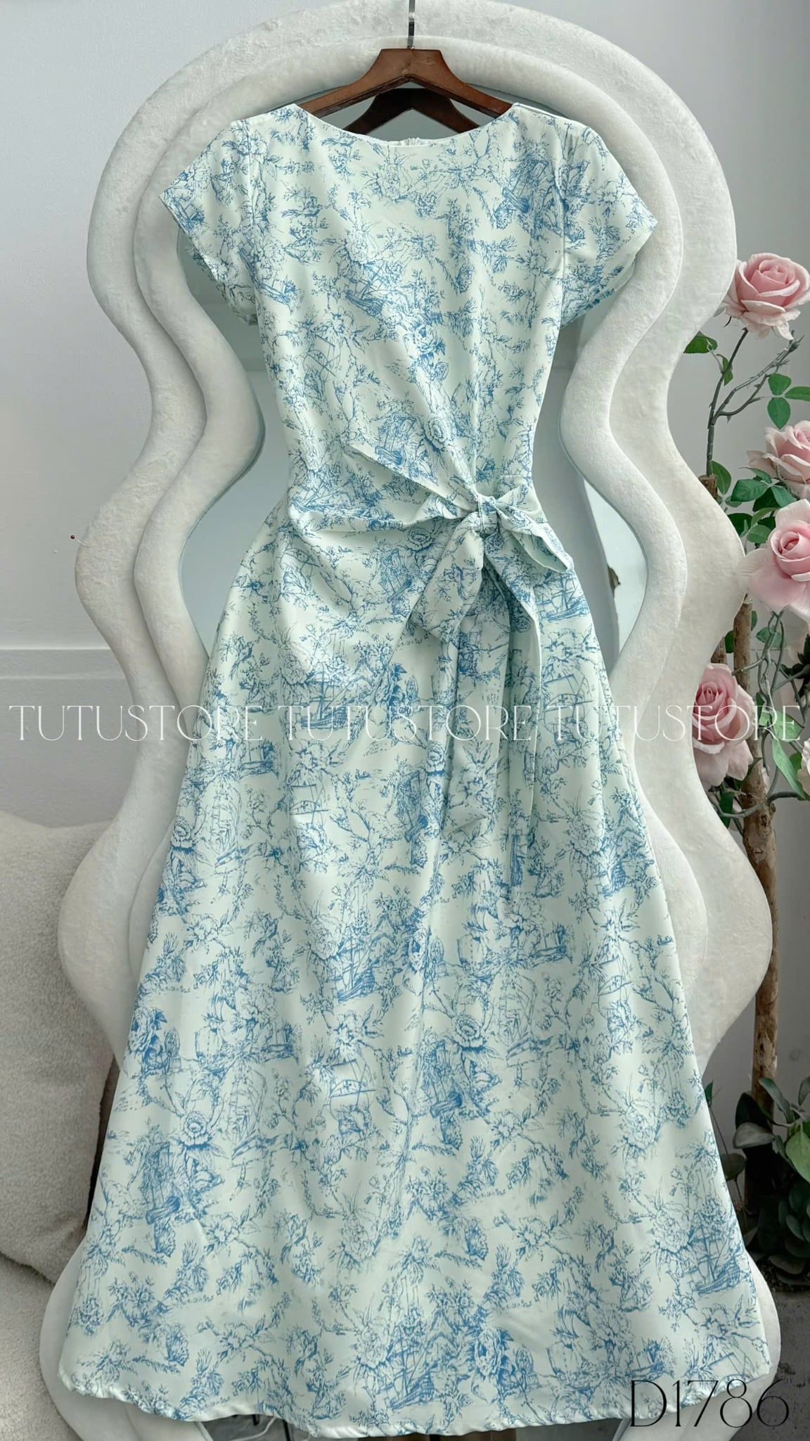 Đầm Thiết Kế Buộc Eo Dáng Dài Đi Tiệc TuTu Store Mã D1786