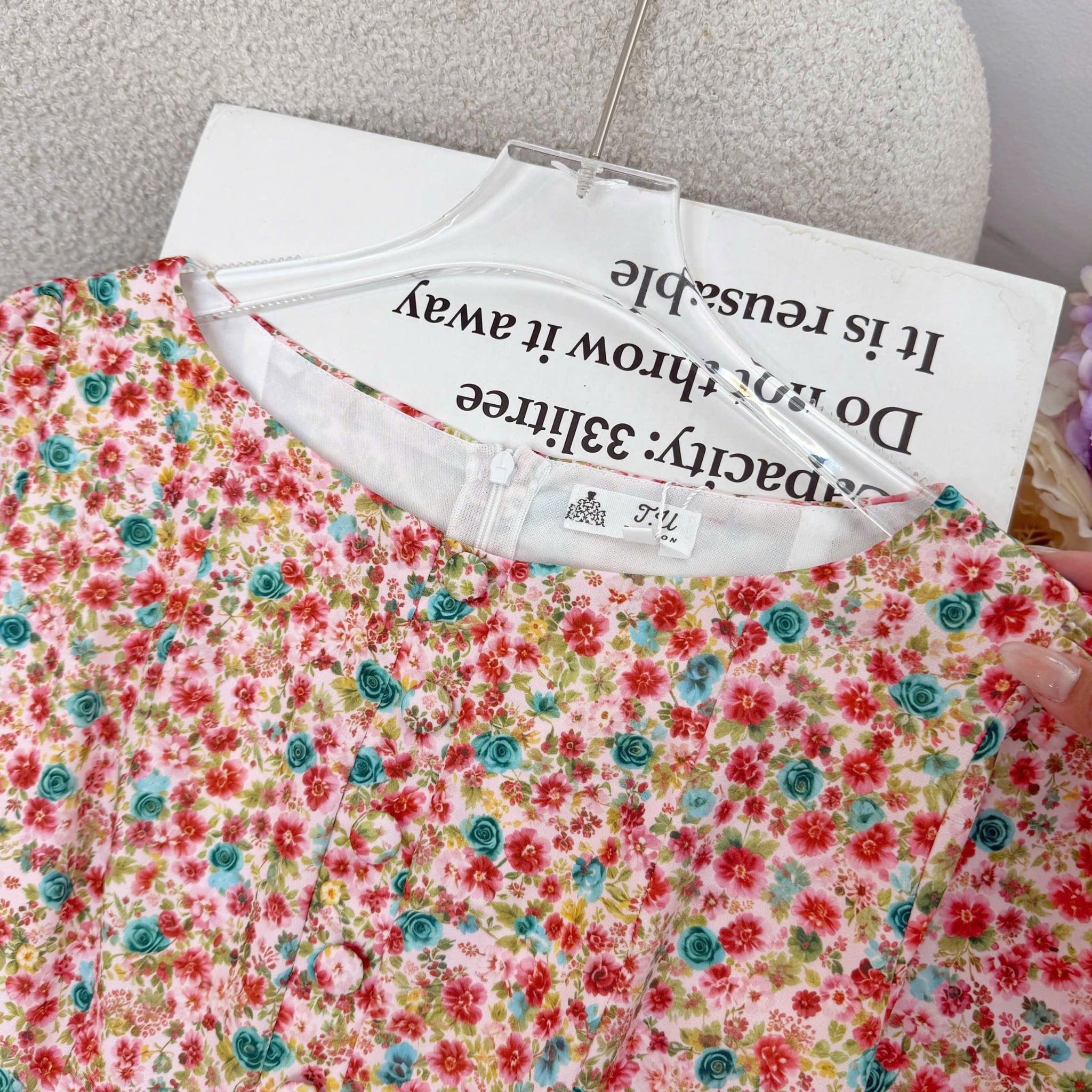 Đầm Thiết Kế Cổ Tròn Dáng Xòe Đi Chơi TuTu Store D1982