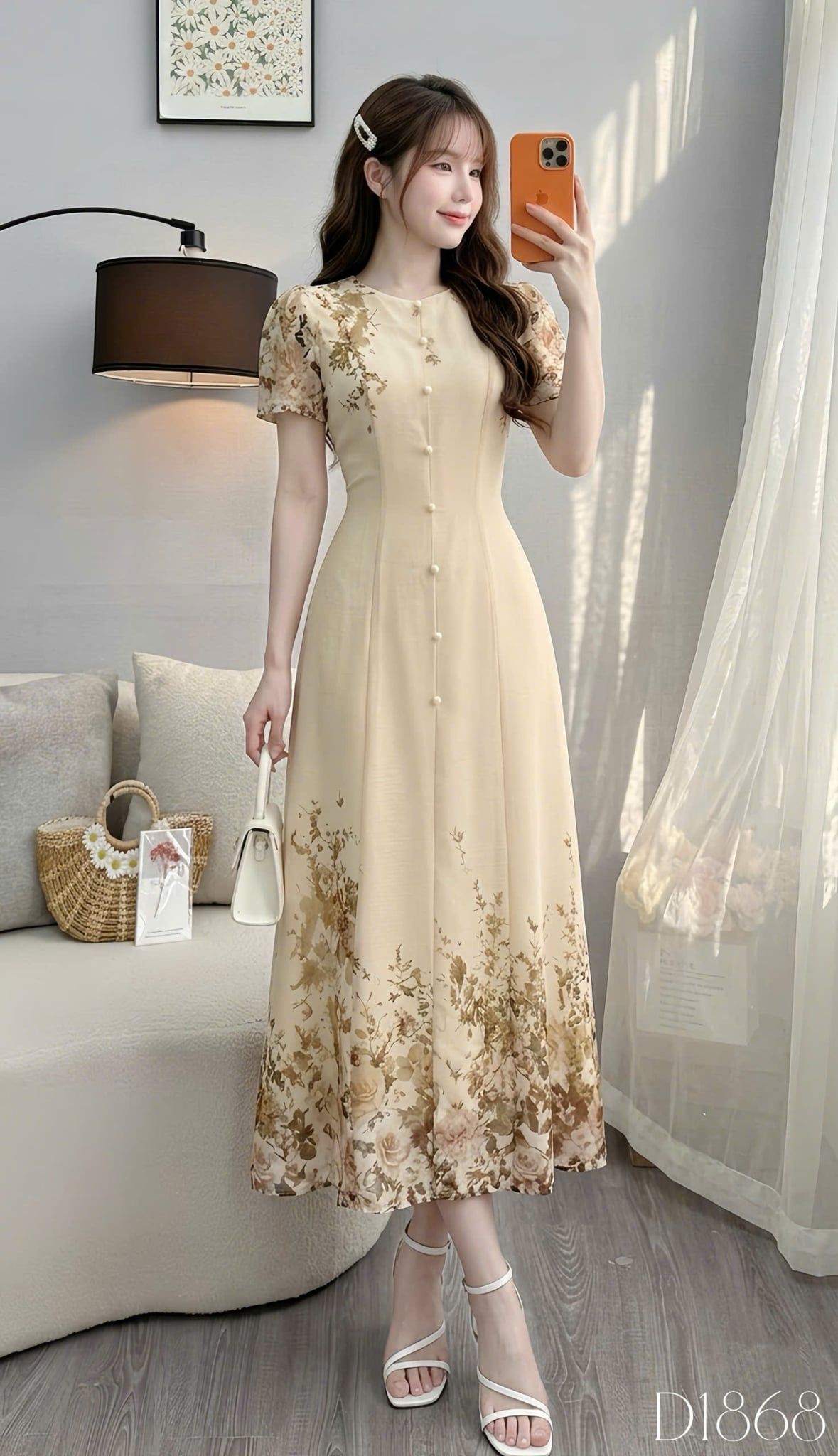 Đầm Thiết Kế Cổ Tròn Dáng Chữ A Đầm Đi Tiệc TuTu Store Mã D1868