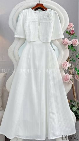 Đầm Thiết Kế Tay Lỡ Dáng Dài Đầm Đi Tiệc TuTu Store Mã D1882