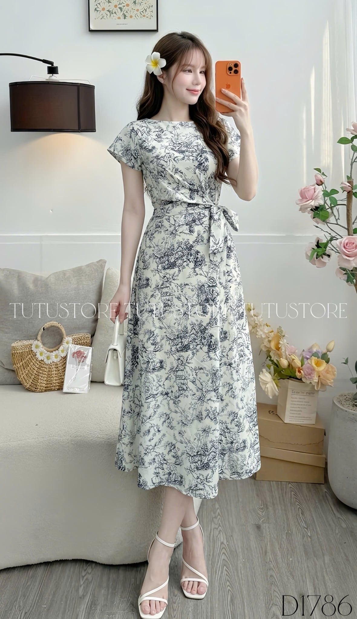 Đầm Thiết Kế Buộc Eo Dáng Dài Đi Tiệc TuTu Store Mã D1786