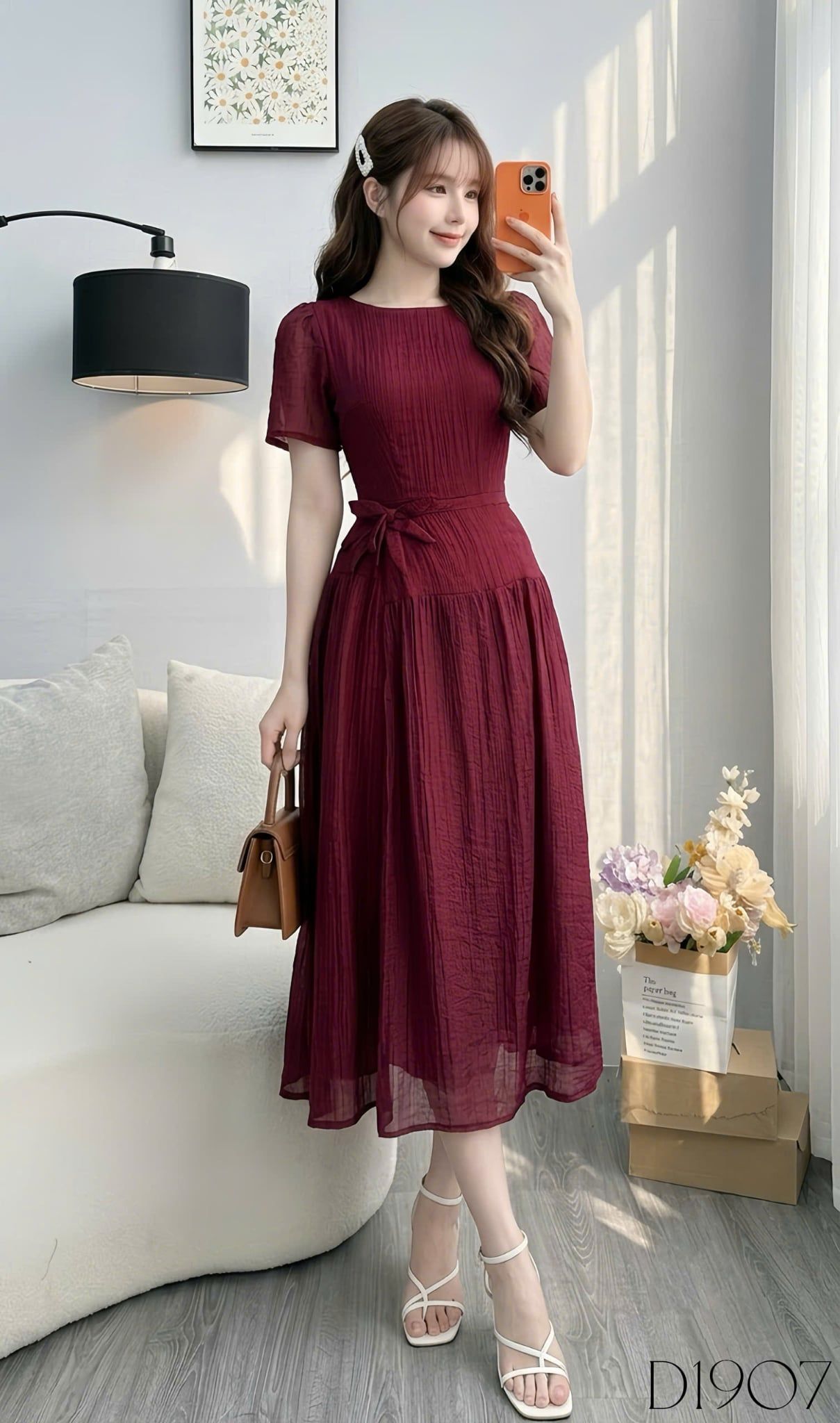 Đầm Thiết Kế Cổ Thuyền Dáng Dài Đầm Đi Tiệc TuTu Store Mã D1907