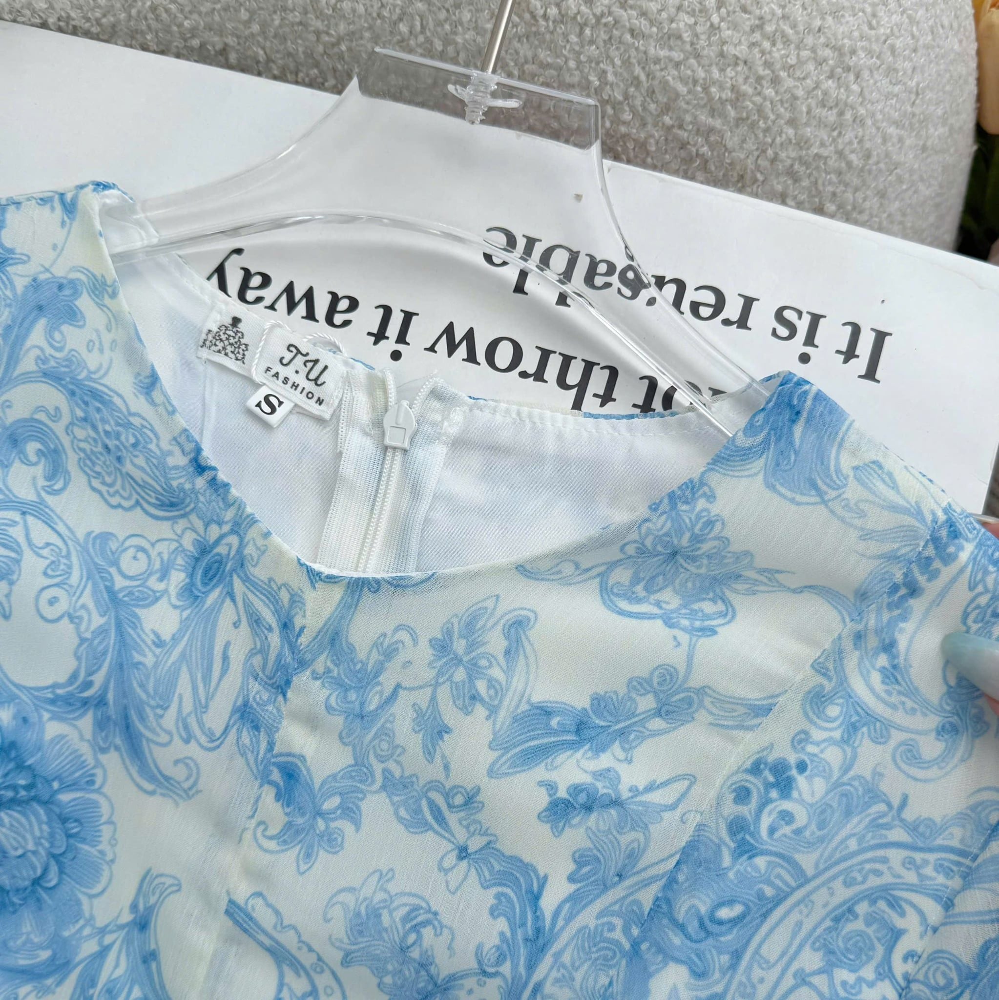 Đầm Thiết Kế Cổ Tròn Dáng Dài Đầm Đi Tiệc TuTu Store Mã D1851