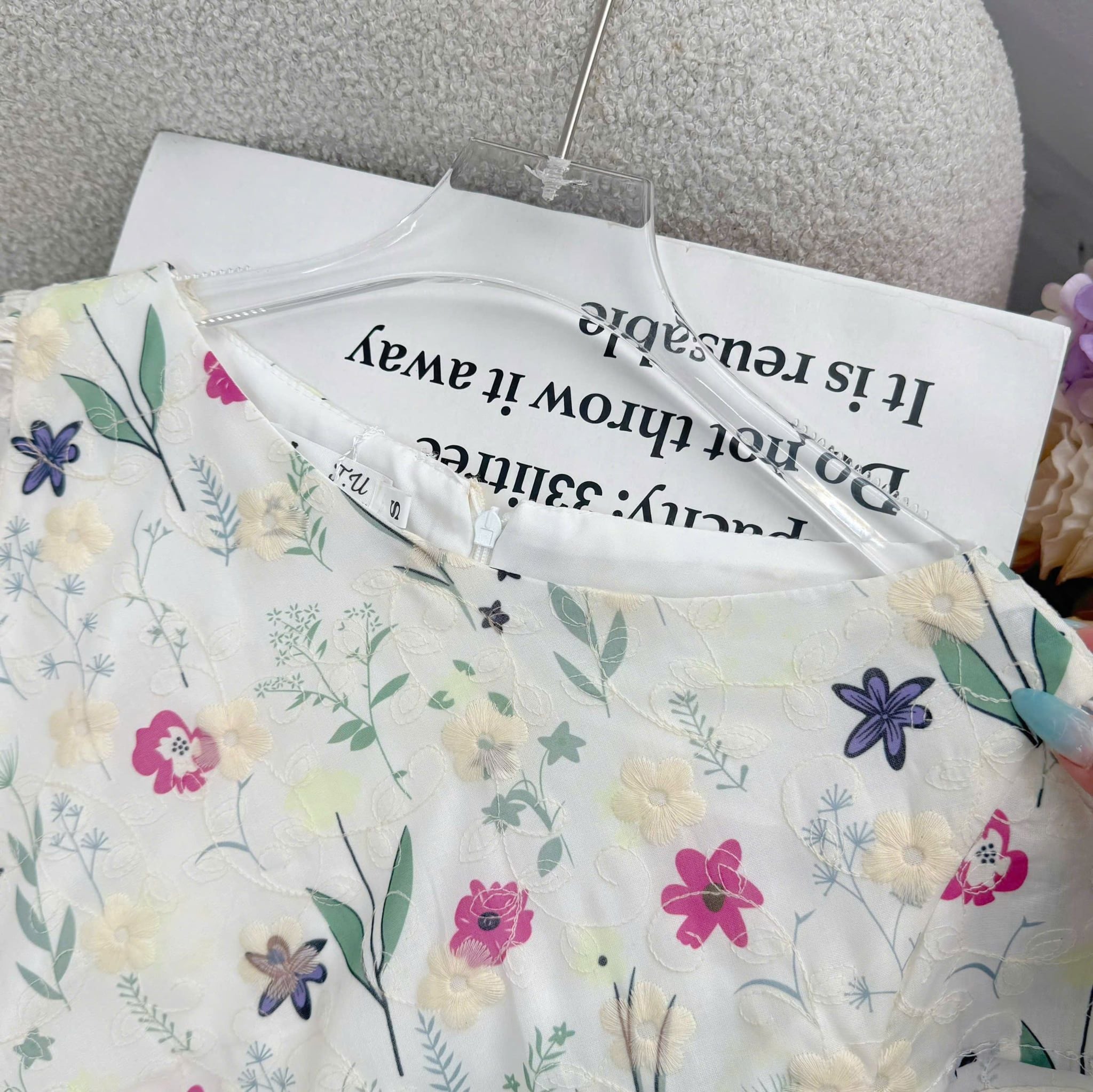 Đầm Thiết Kế Cổ Tròn Buộc Eo Dáng Dài Đầm Đi Tiệc TuTu Store Mã D1902