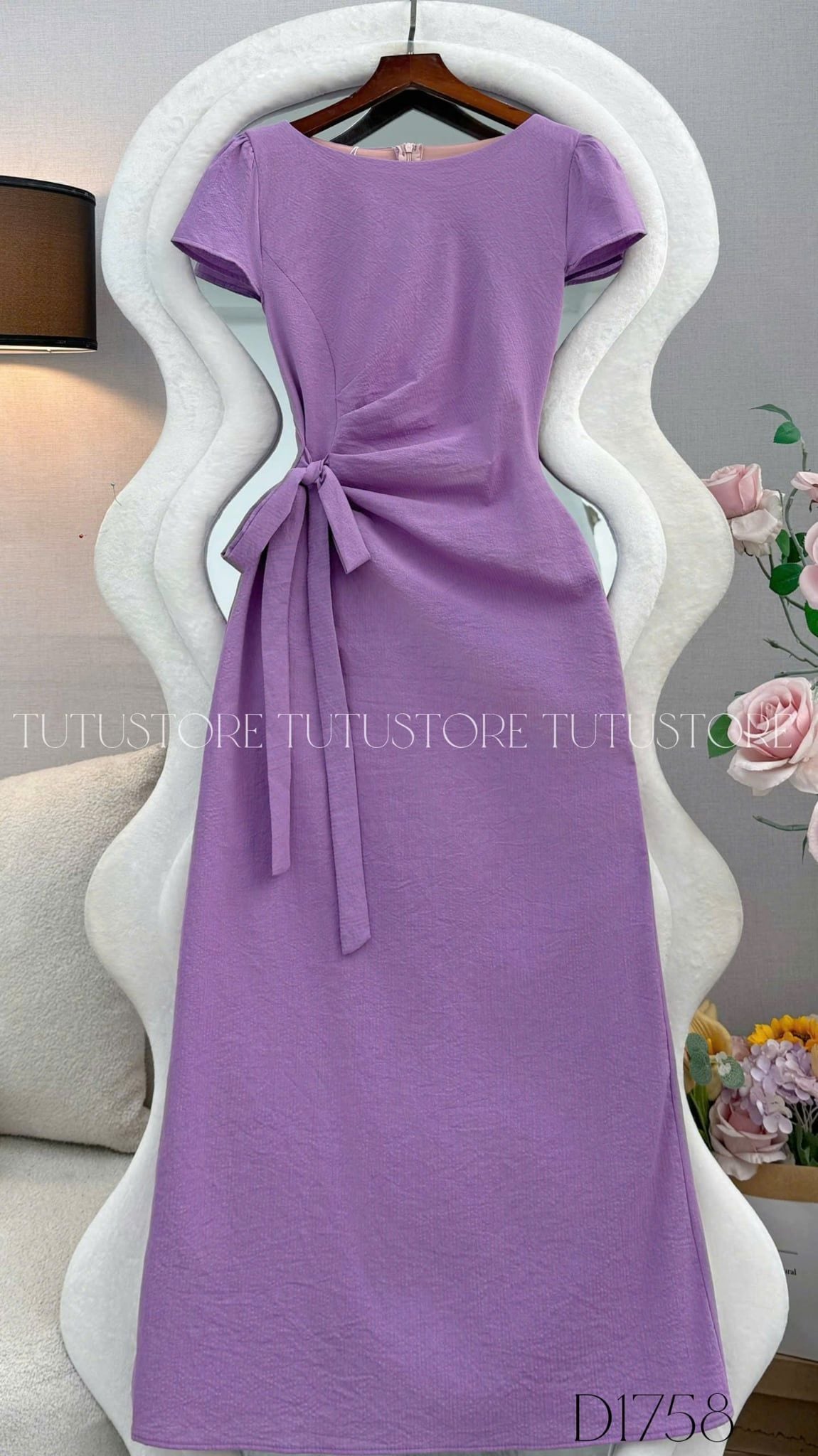 Đầm Thiết Kế Buộc Eo Dáng Dài Đi Chơi TuTu Store Mã D1758