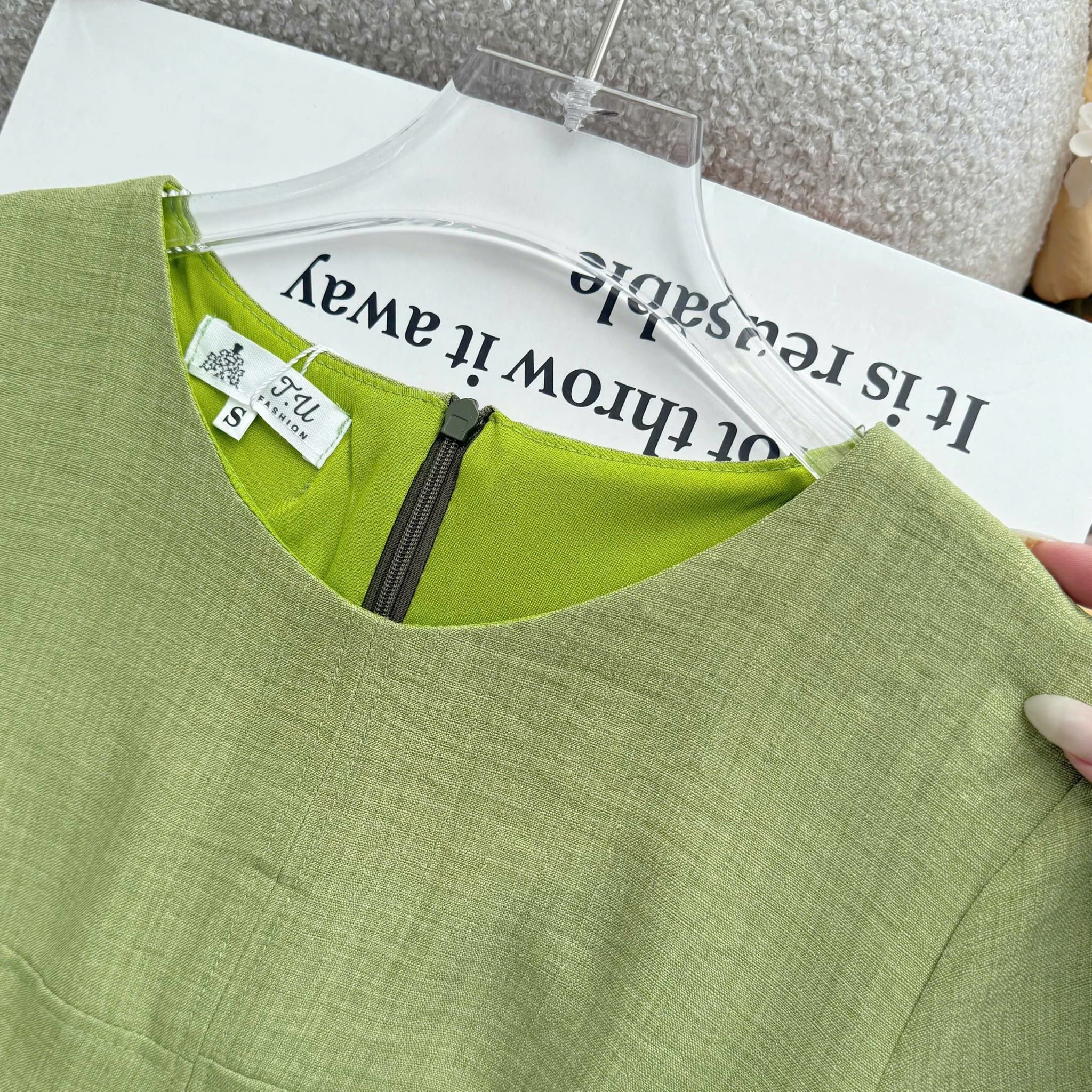 Đầm Thiết Kế Dáng Chữ A Đơn Giản Thanh Lịch Đi Tiệc TuTu Store Mã D1798