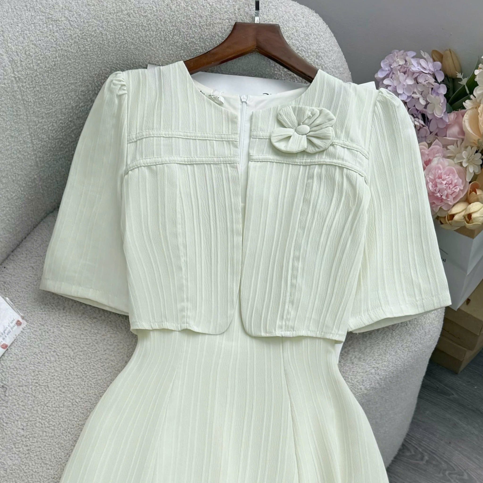 Đầm Thiết Kế Tay Lỡ Dáng Dài Đầm Đi Tiệc TuTu Store Mã D1882