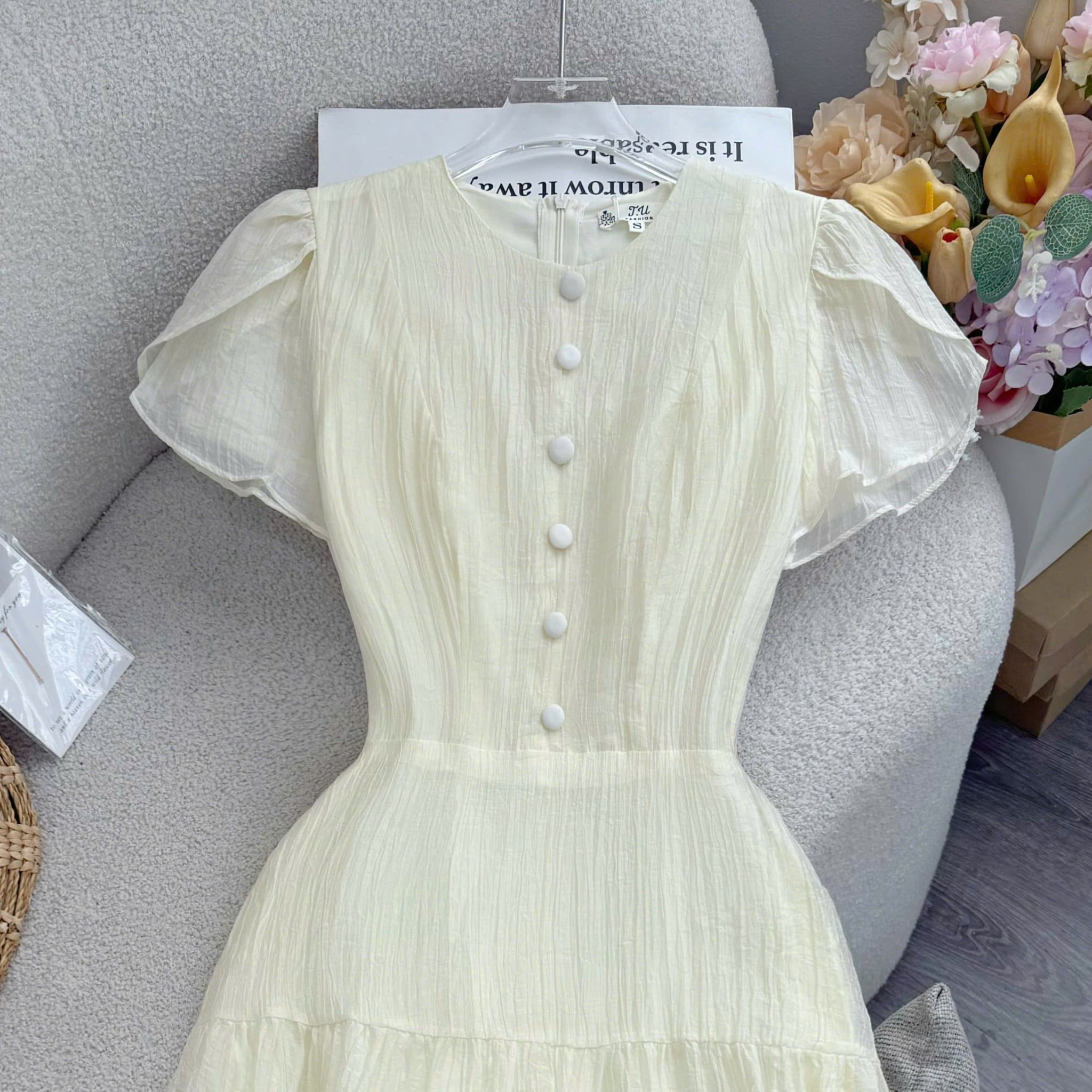 Đầm Thiết Kế Chiết Eo Tùng Xòe Đi Chơi TuTu Store Mã D1760