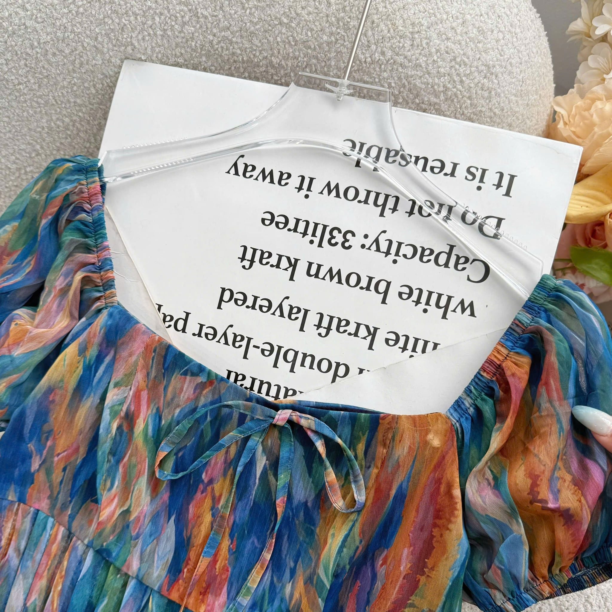 Đầm Thiết Kế Cổ Vuông Dáng Dài Đầm Đi Tiệc TuTu Store Mã D1861