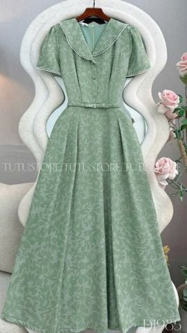 Đầm Thiết Kế Cổ V Dáng Dài Đi Tiệc TuTu Store D1985