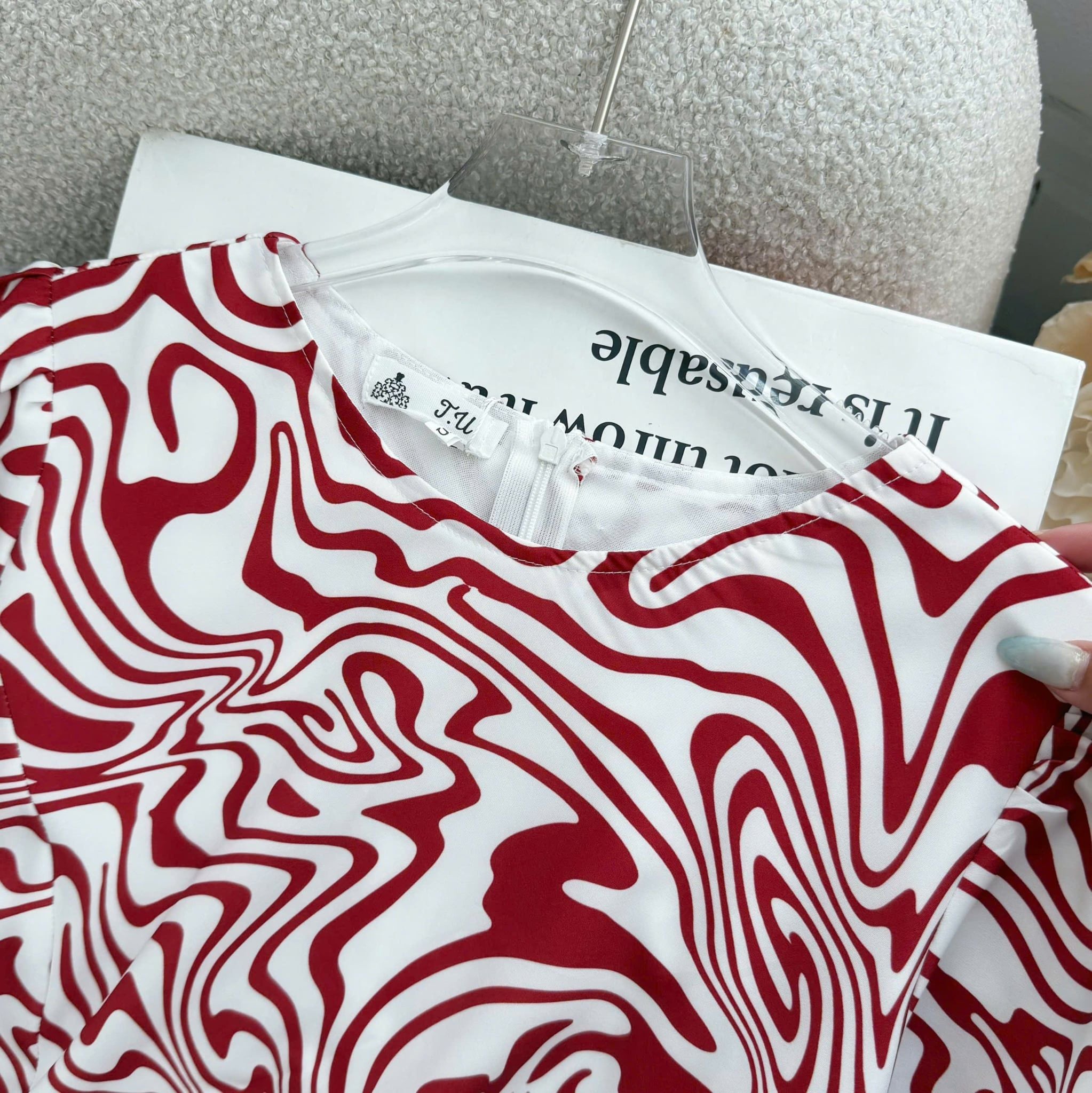 Đầm Thiết Kế Cổ Tròn Nhấn Eo Dáng Dài Đầm Đi Tiệc TuTu Store Mã D1864