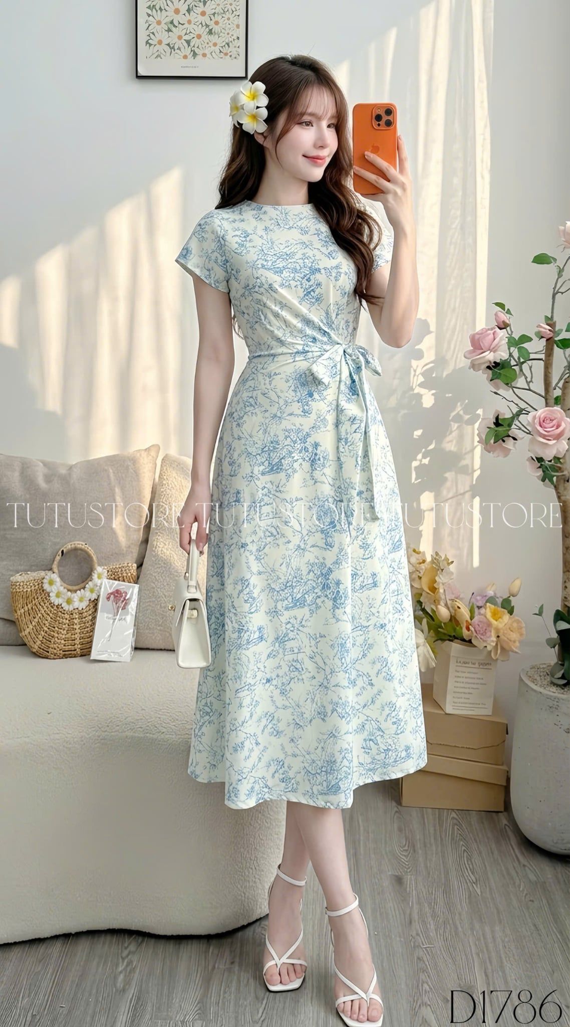 Đầm Thiết Kế Buộc Eo Dáng Dài Đi Tiệc TuTu Store Mã D1786